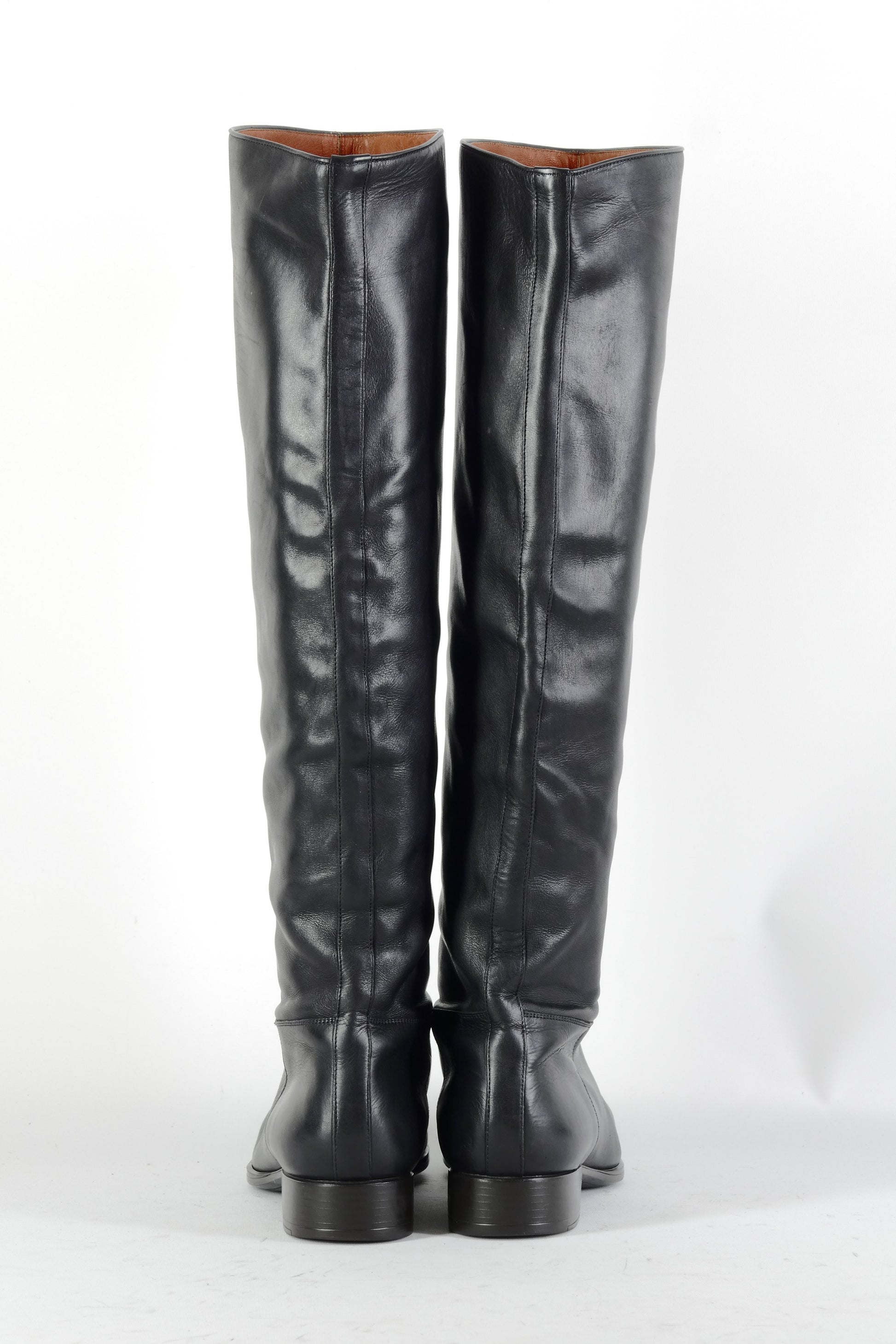 BUUTS Santoni Stiefel Leder schwarz 224094-5