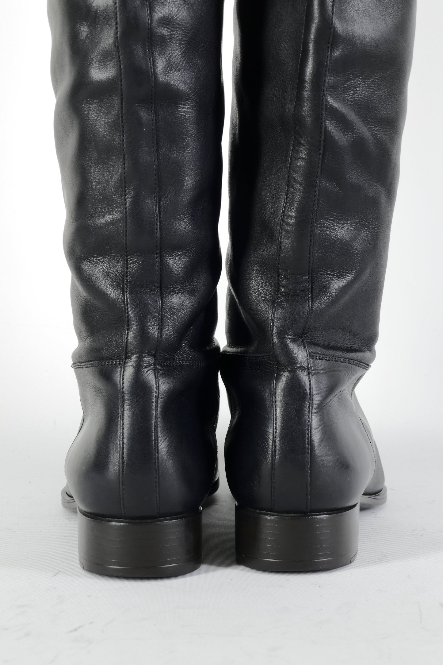 BUUTS Santoni Stiefel Leder schwarz 224094-6