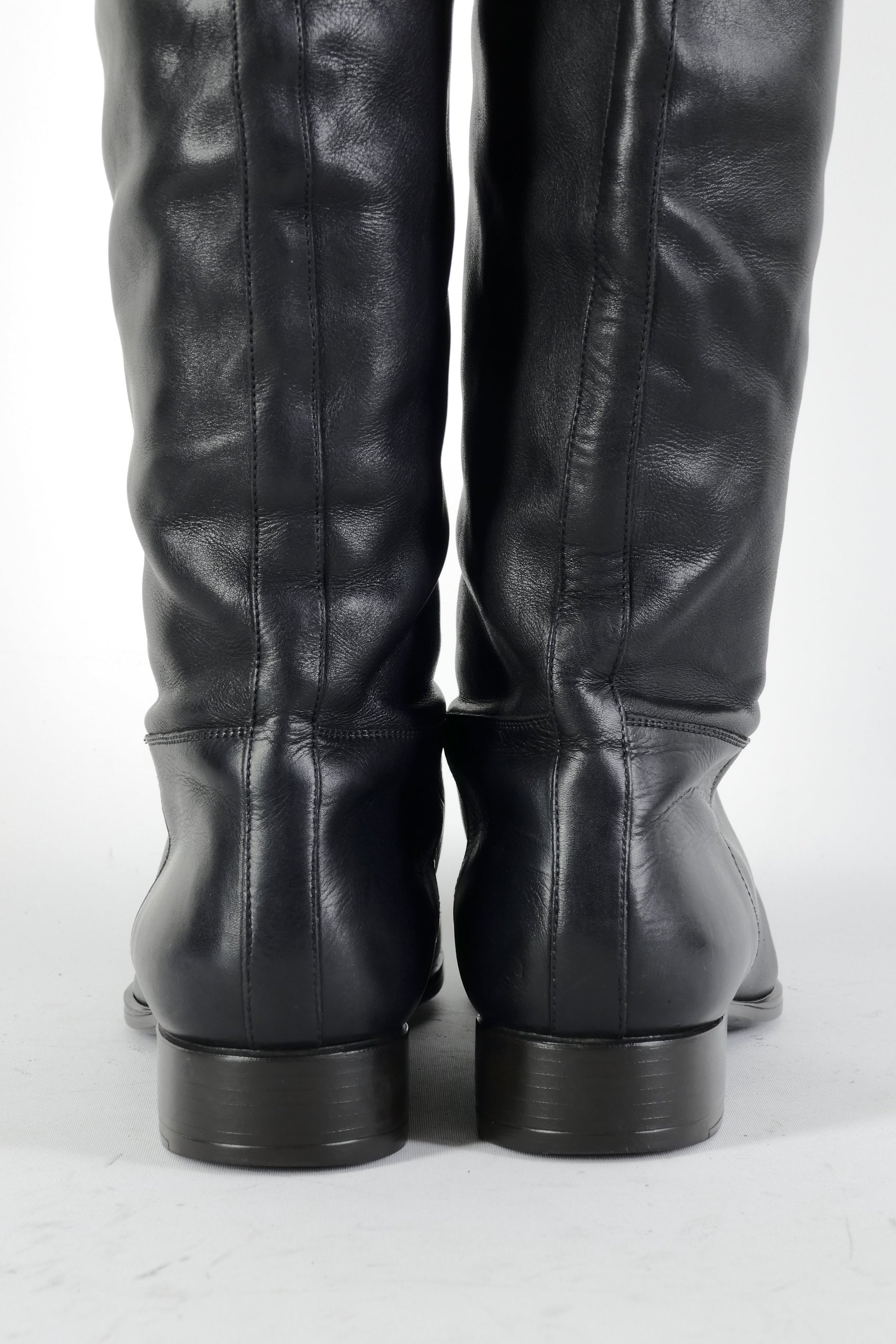 BUUTS Santoni Stiefel Leder schwarz 224094-6