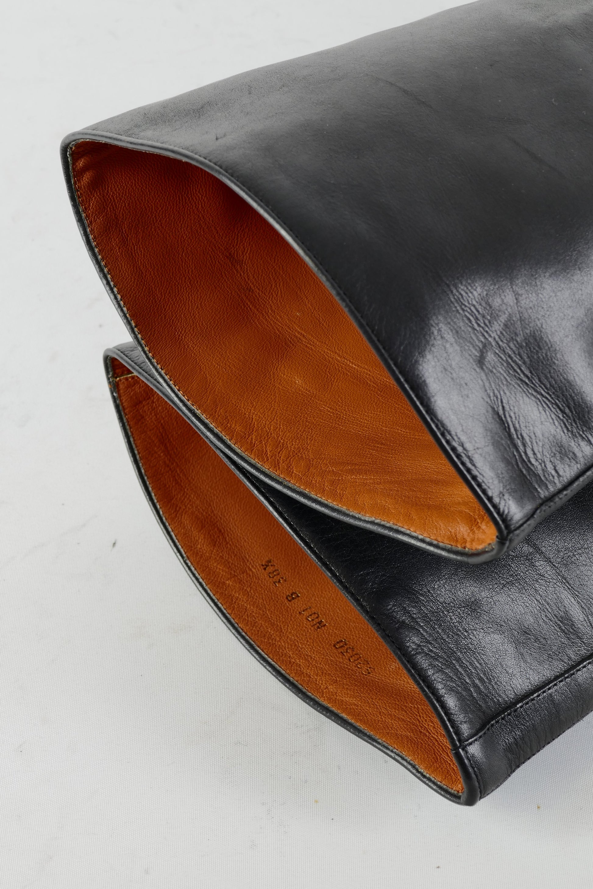 BUUTS Santoni Stiefel Leder schwarz 224094-9