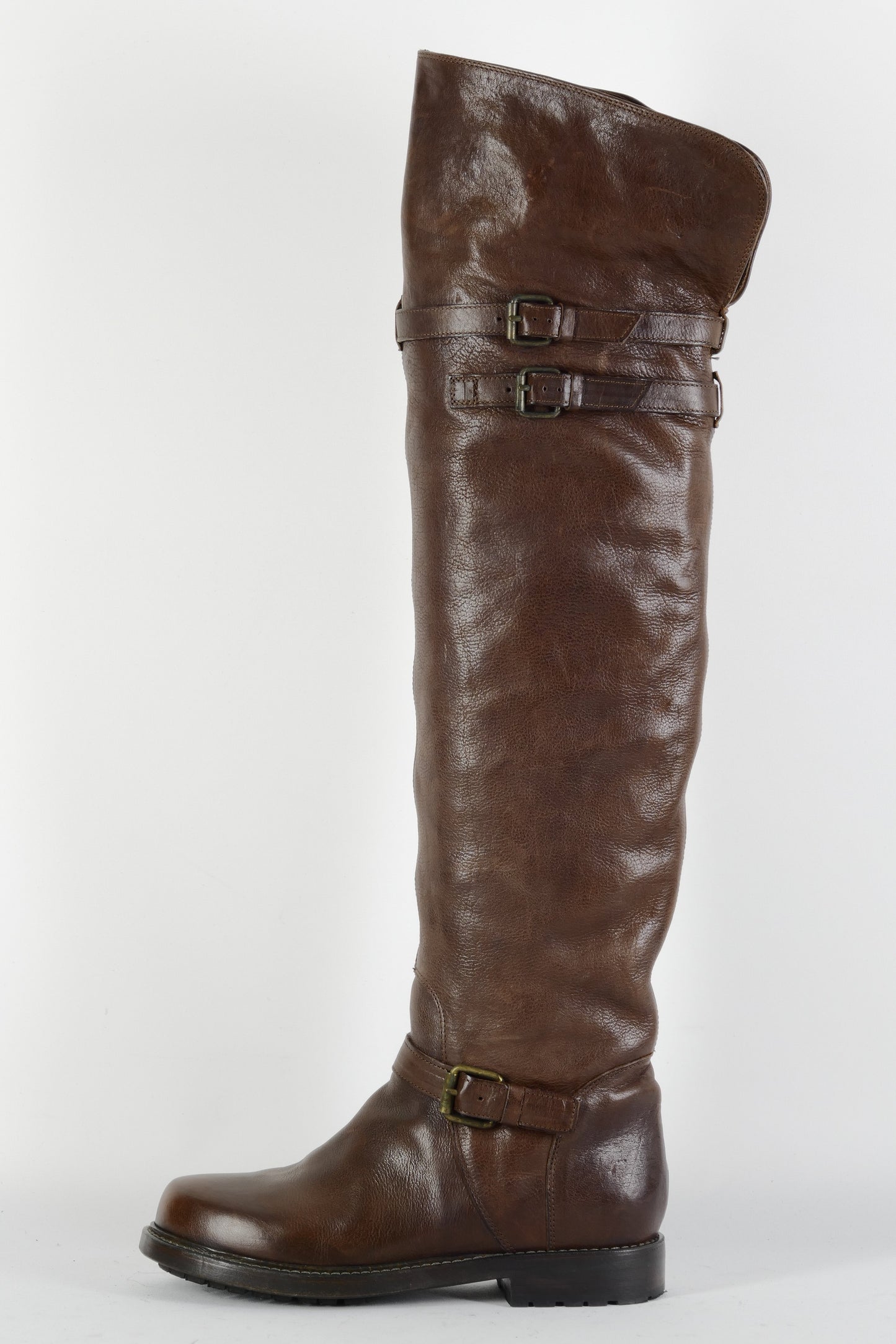 BUUTS Buttero Overknees Leder braun 224096-1