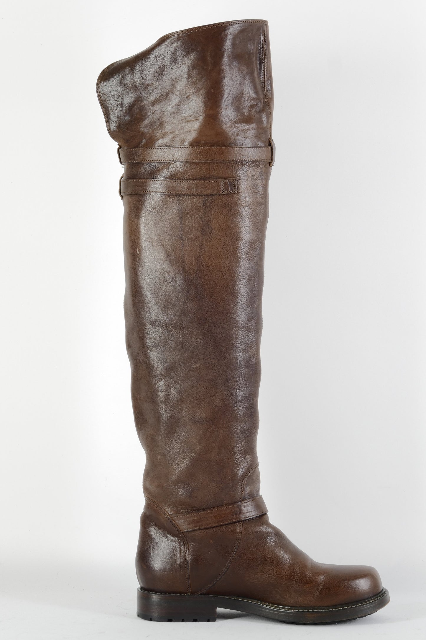 BUUTS Buttero Overknees Leder braun 224096-3