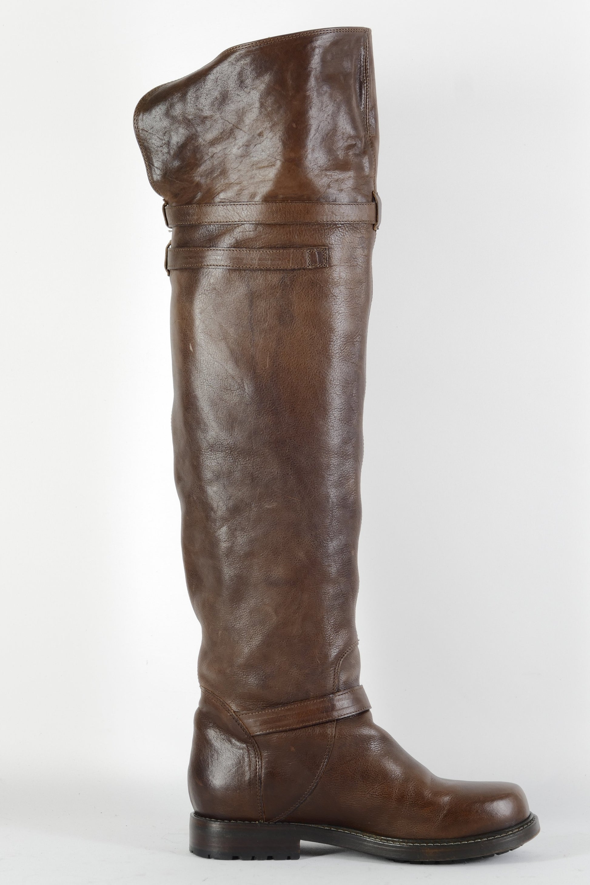 BUUTS Buttero Overknees Leder braun 224096-3