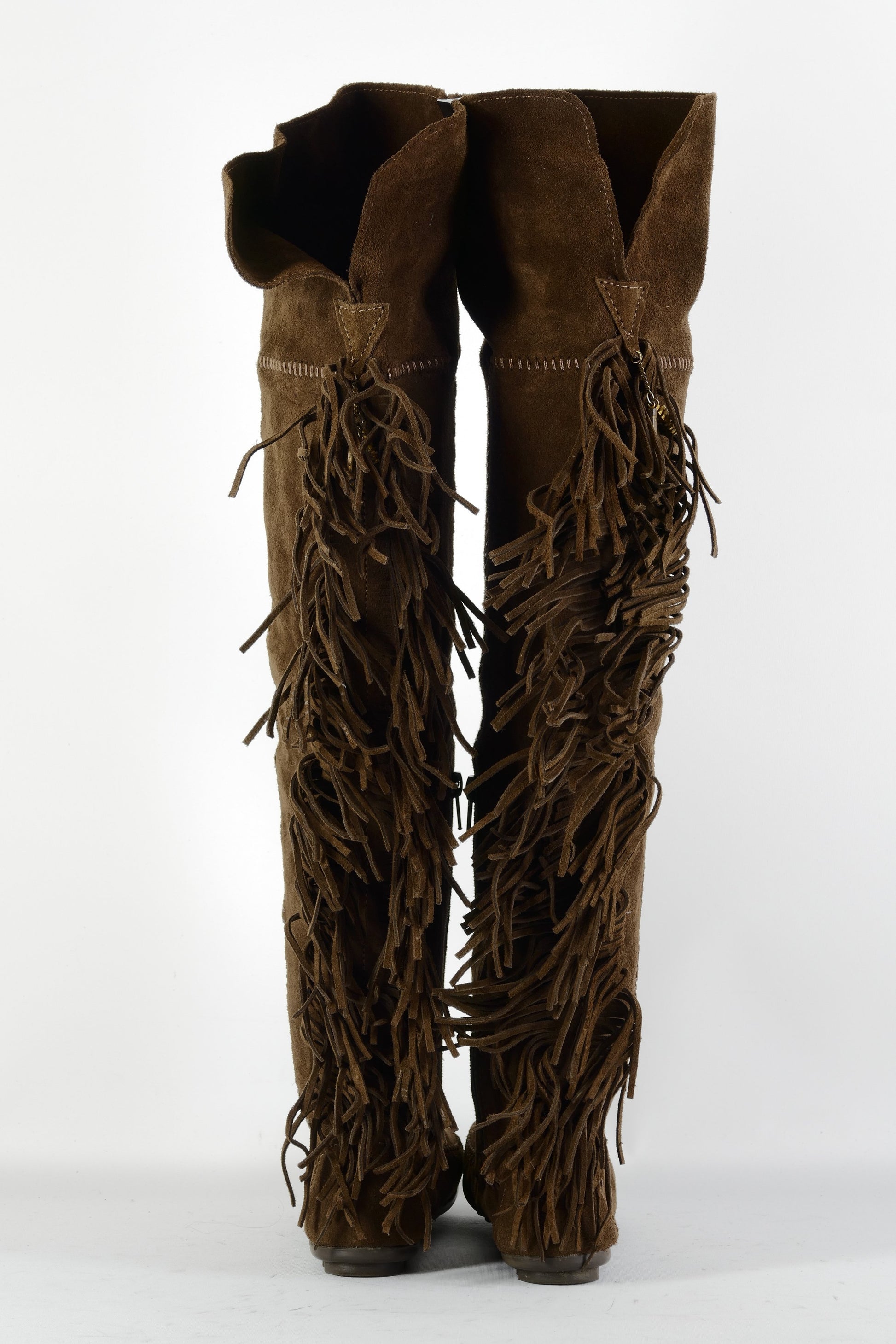 BUUTS Minnetonka Overknees Wildleder braun 224097-5