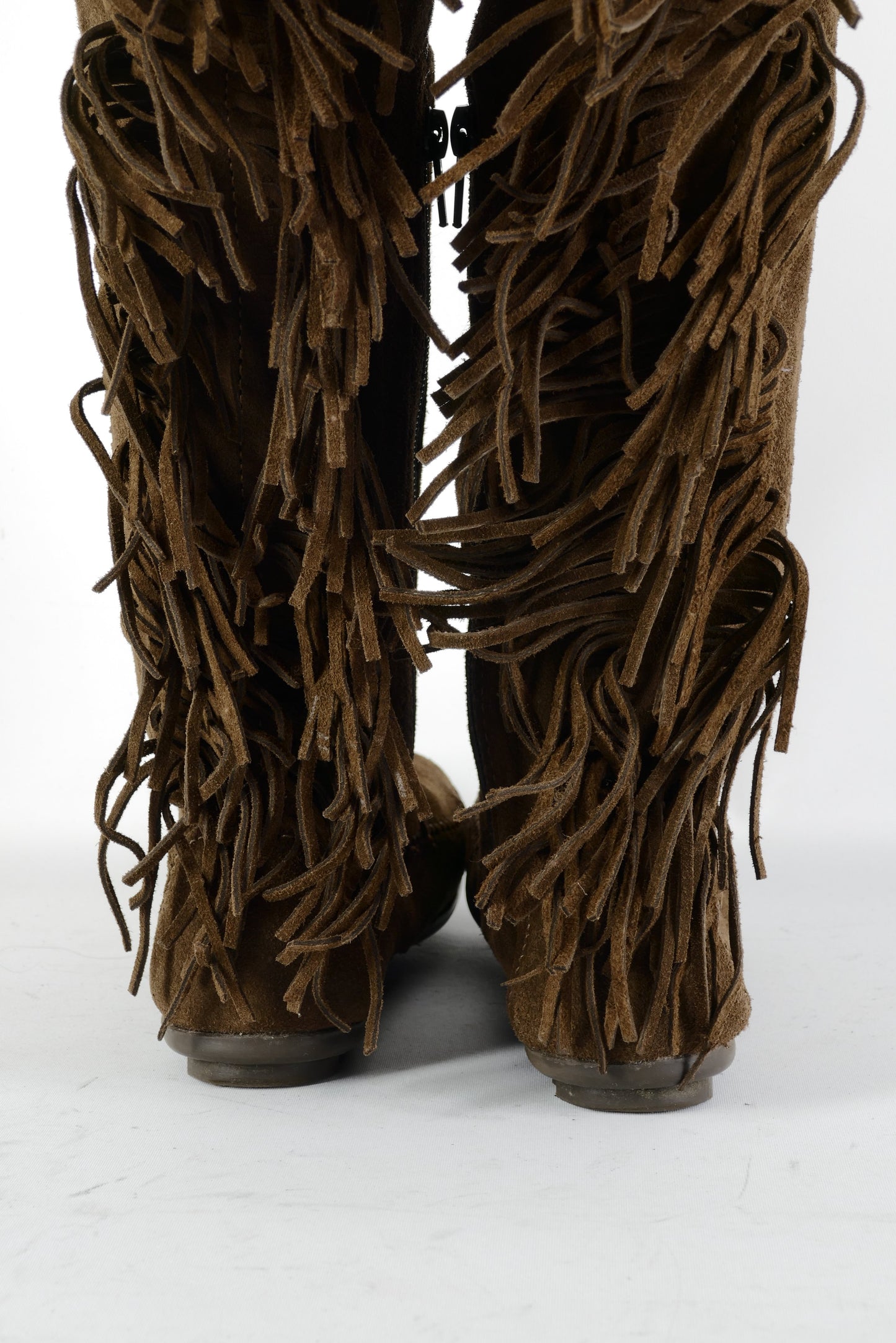 BUUTS Minnetonka Overknees Wildleder braun 224097-6
