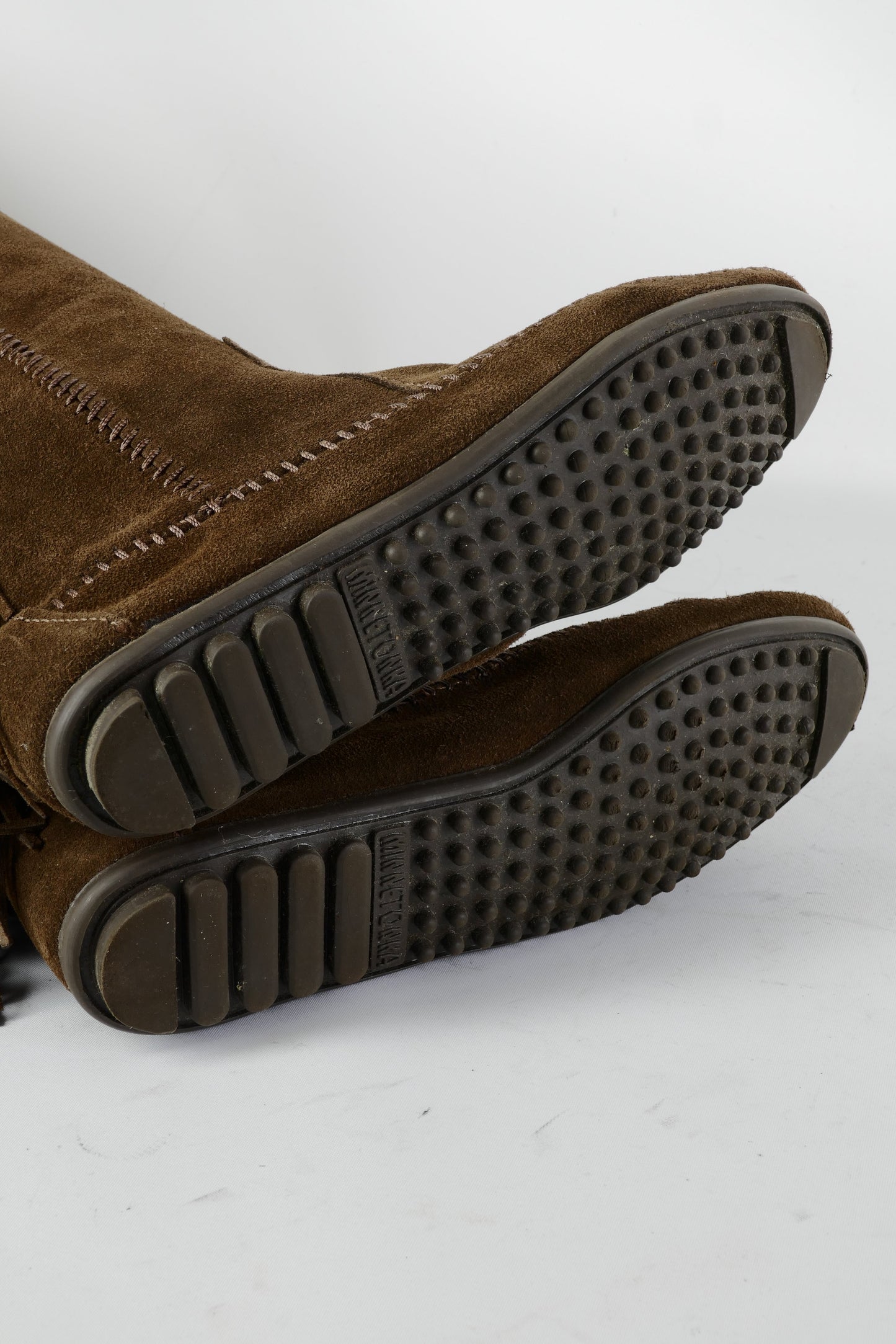 BUUTS Minnetonka Overknees Wildleder braun 224097-8