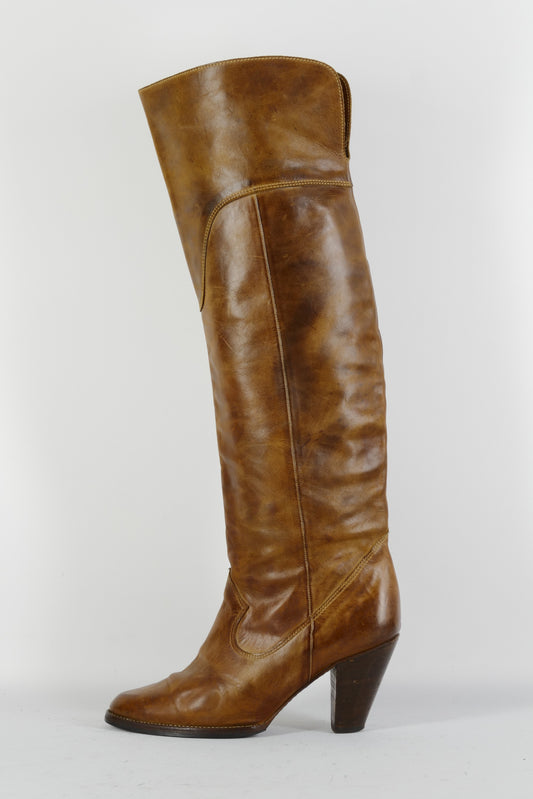 BUUTS LaSuite Hohe Stiefel Leder cognac 224098-1
