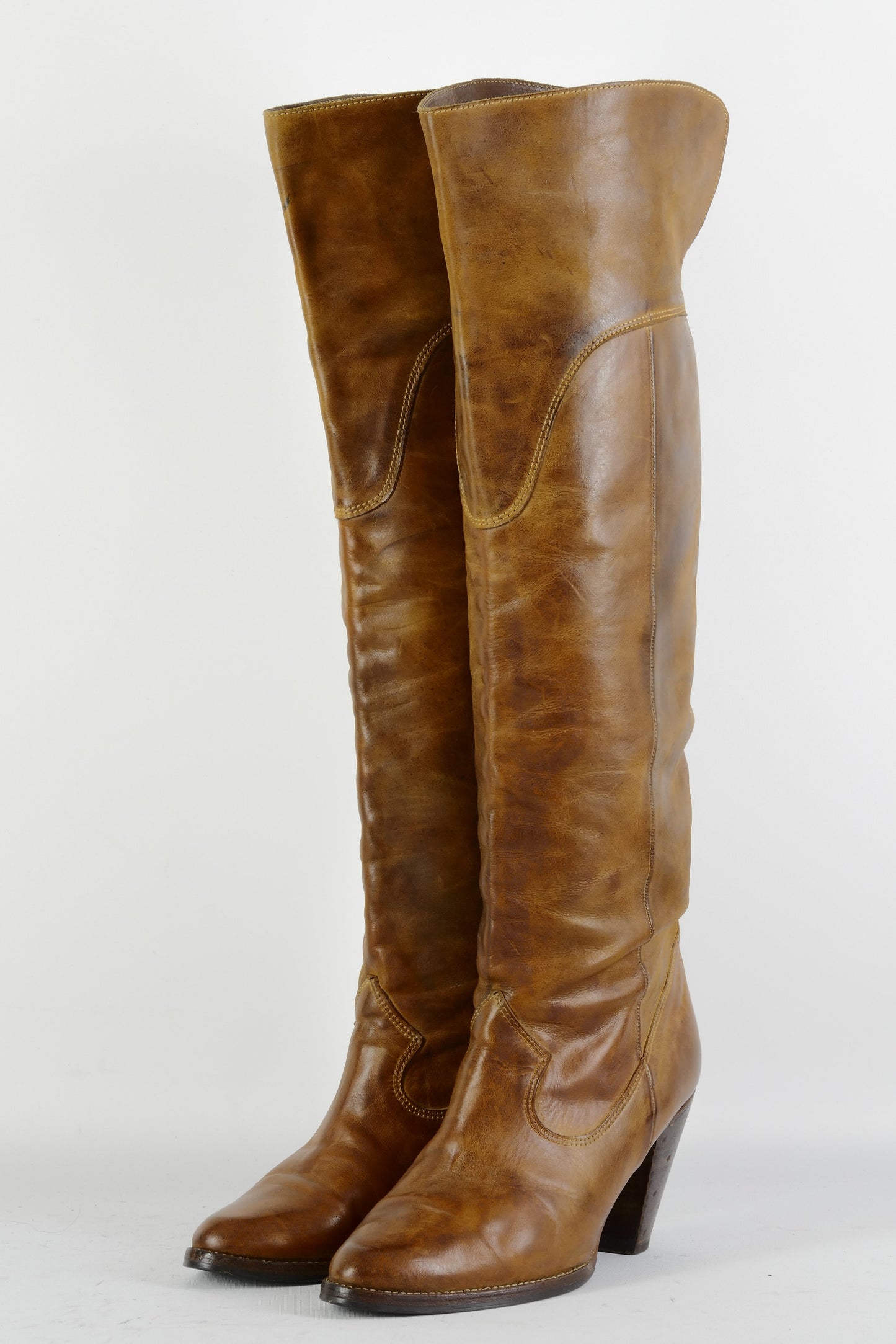 BUUTS LaSuite Hohe Stiefel Leder cognac 224098-2