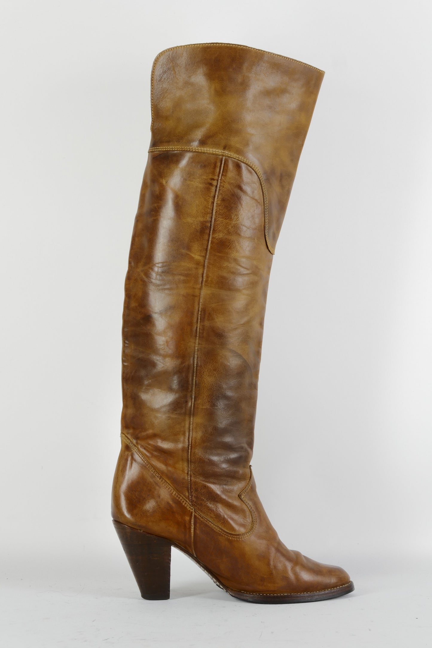 BUUTS LaSuite Hohe Stiefel Leder cognac 224098-3