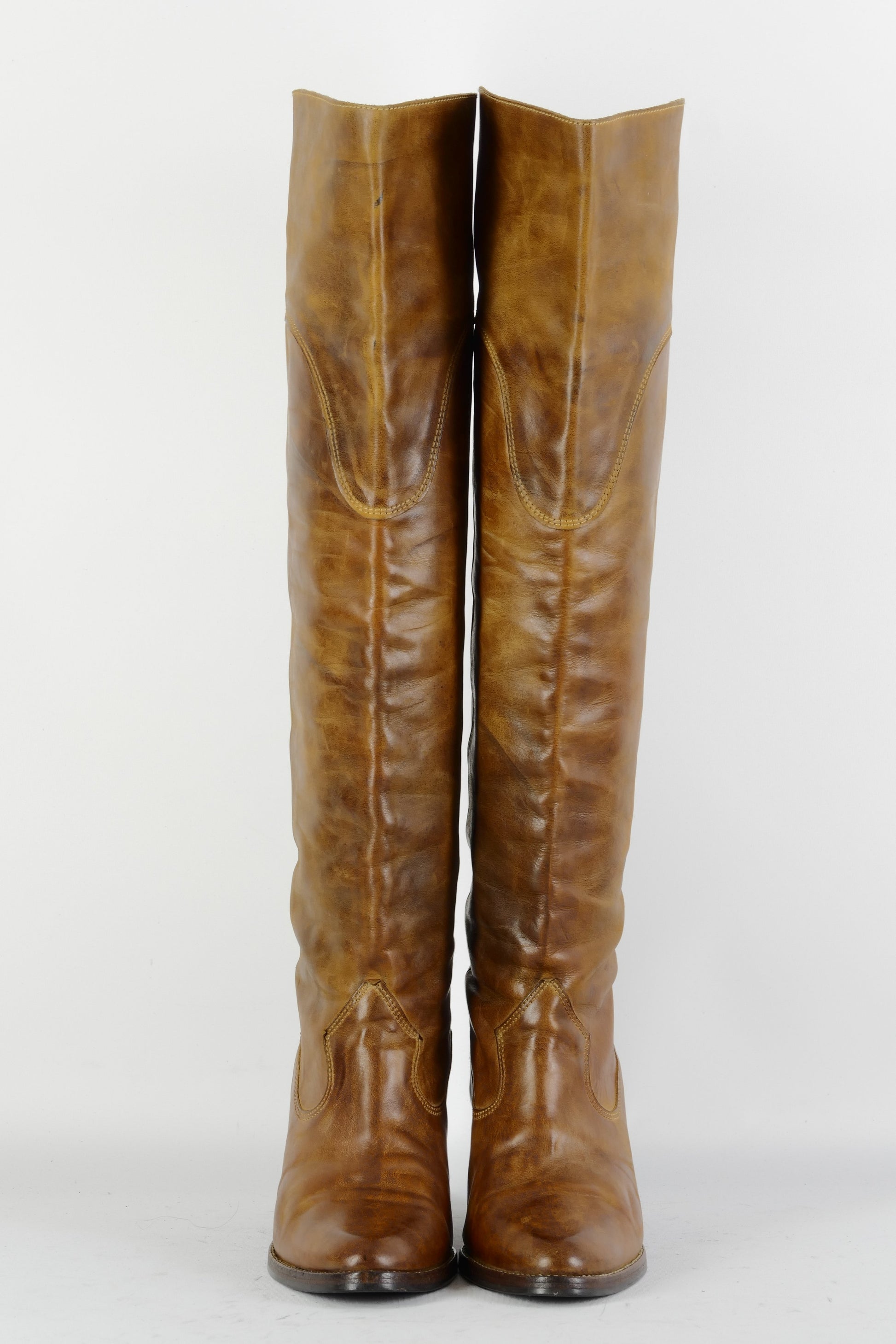 BUUTS LaSuite Hohe Stiefel Leder cognac 224098-4