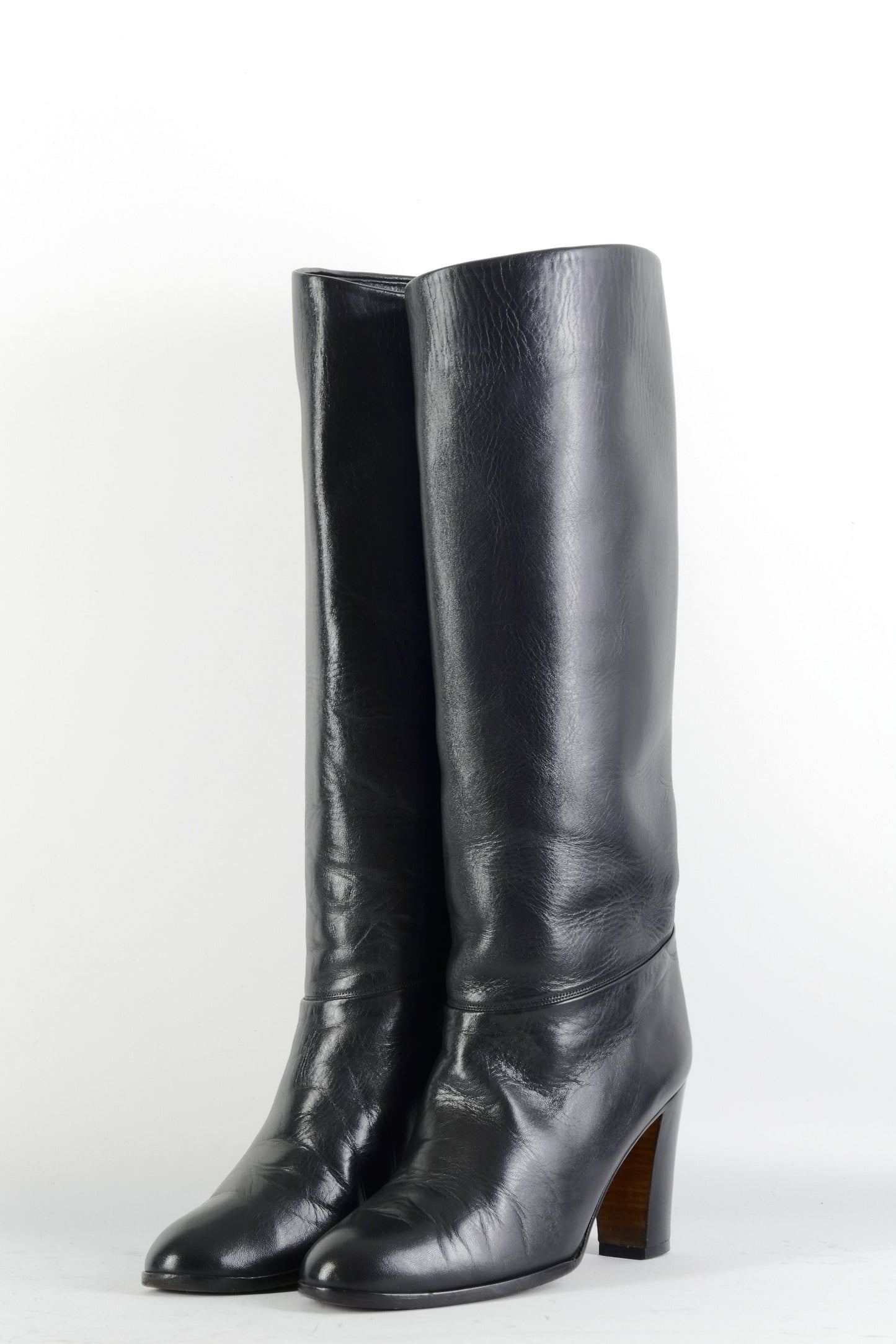 BUUTS Zecchi Vintage-Stiefel Leder schwarz 224100-2