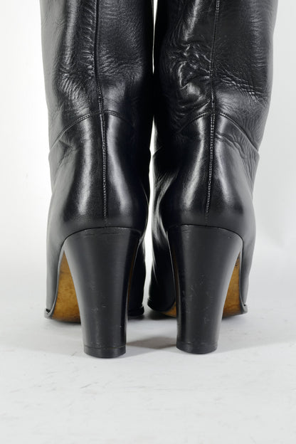 BUUTS Zecchi Vintage-Stiefel Leder schwarz 224100-6