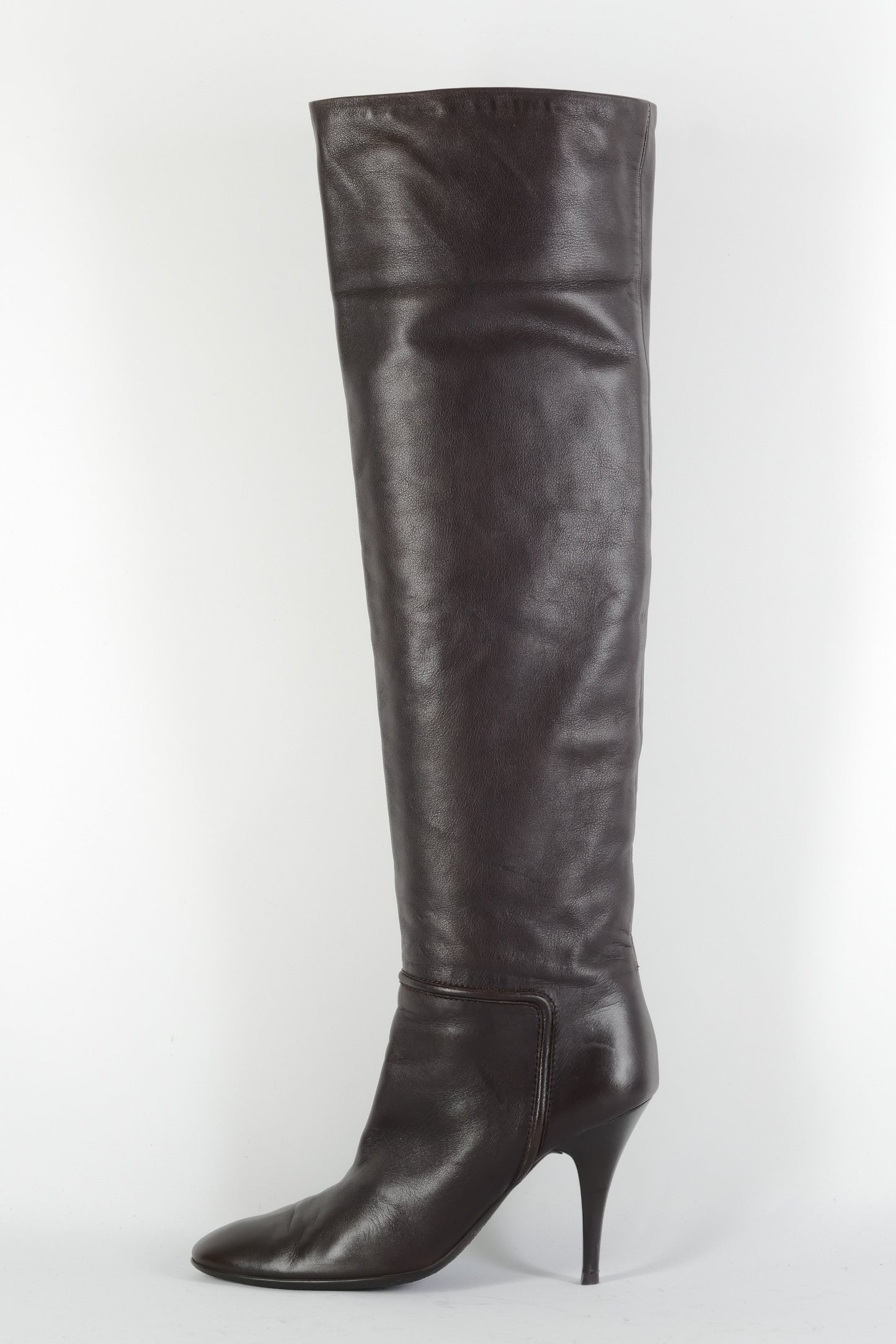 BUUTS Giuseppe Zanotti Vicini Hohe Stiefel Leder dunkelbraun 224101-1