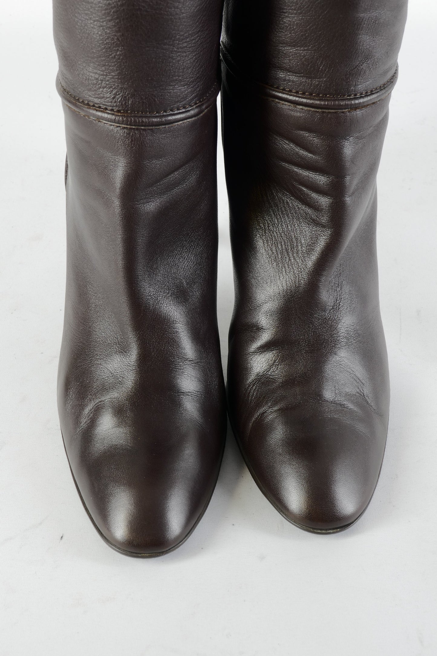 BUUTS Giuseppe Zanotti Vicini Hohe Stiefel Leder dunkelbraun 224101-7