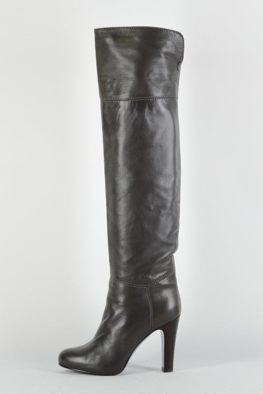BUUTS L'Autre Chose Hohe Stiefel Leder anthrazit 224102-1