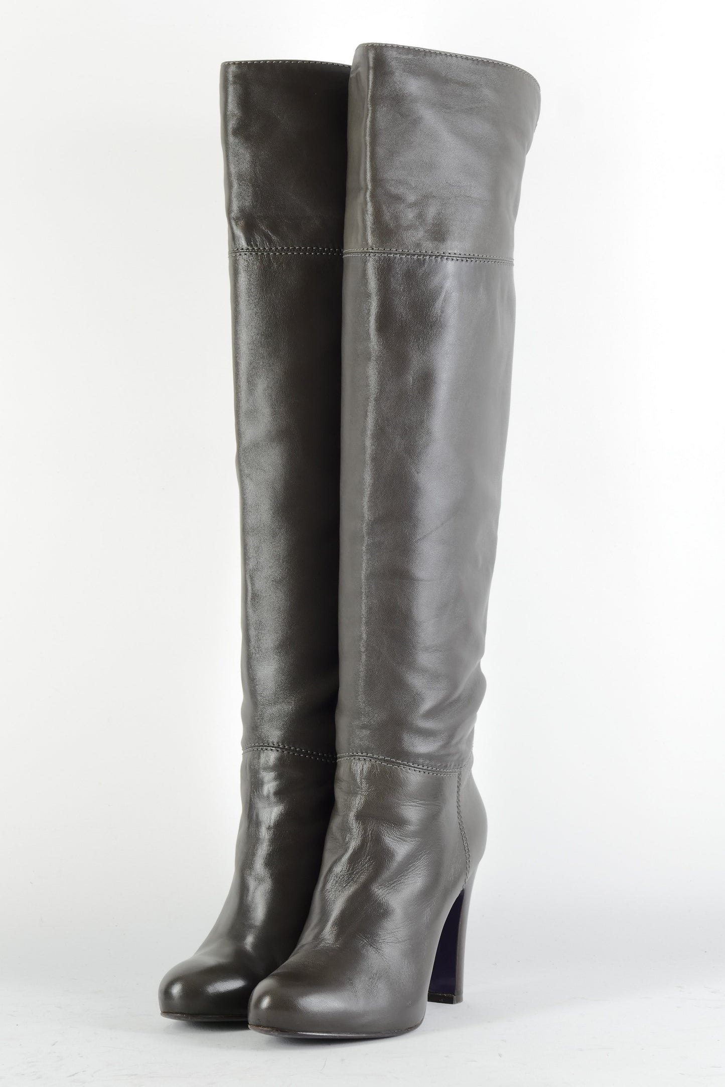 BUUTS L'Autre Chose Hohe Stiefel Leder anthrazit 224102-2