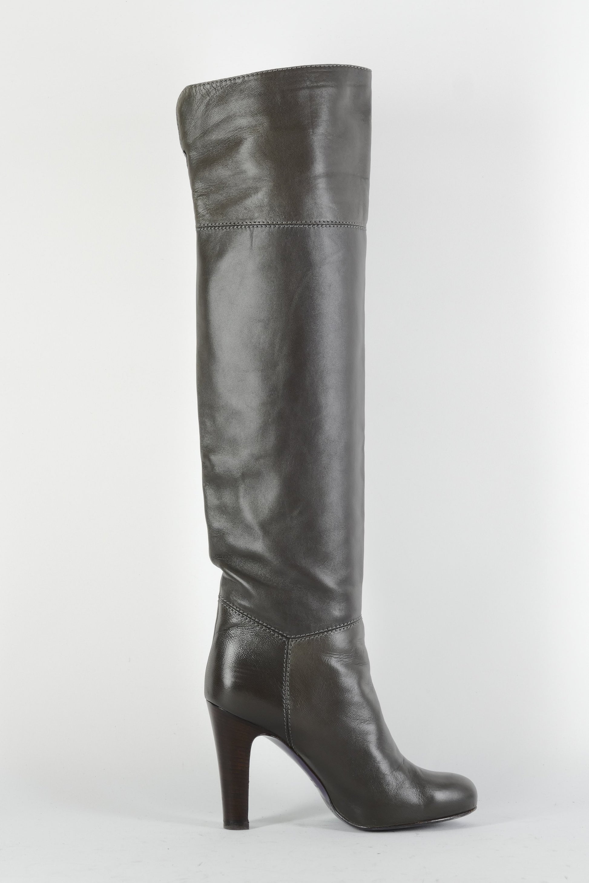 BUUTS L'Autre Chose Hohe Stiefel Leder anthrazit 224102-3