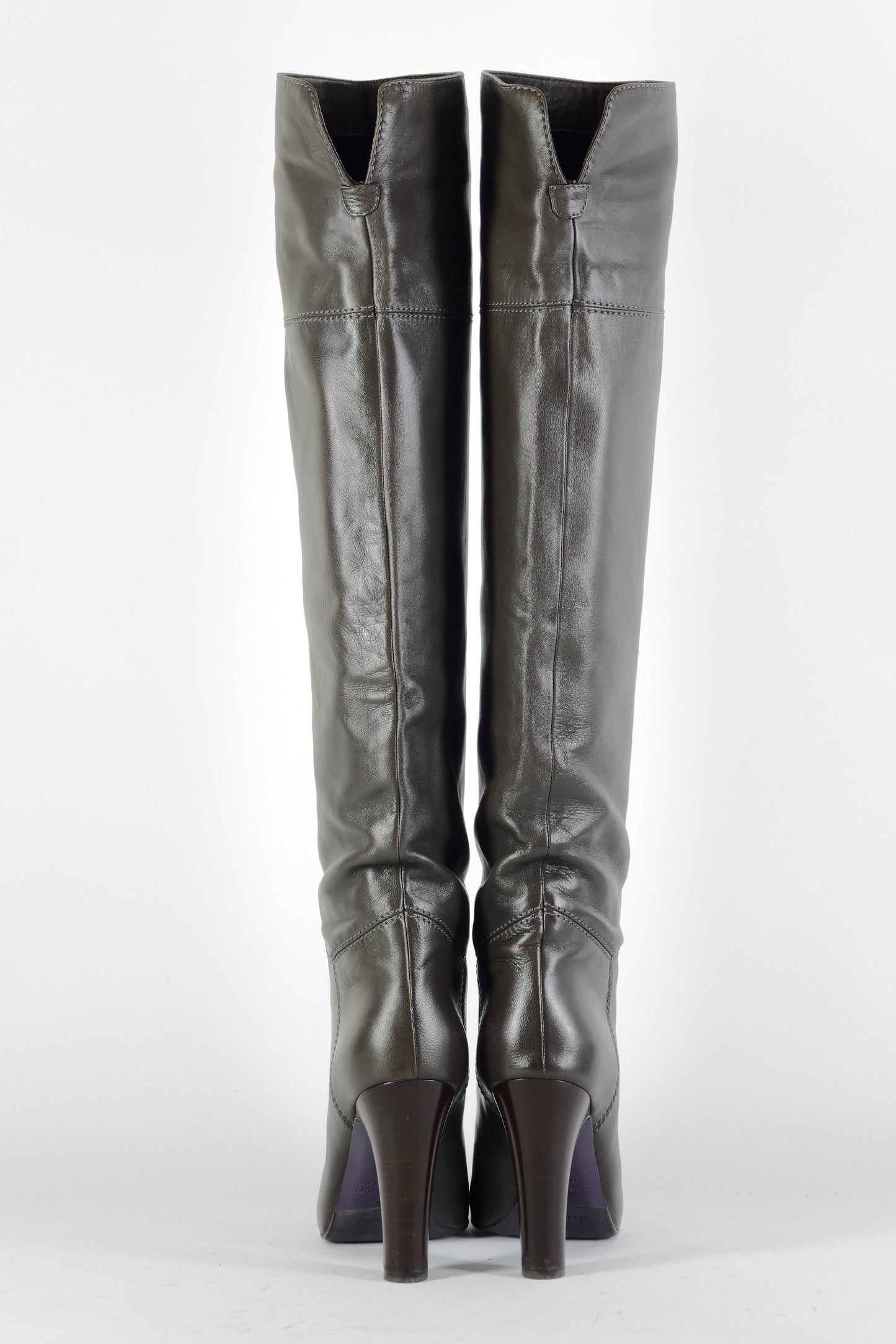 BUUTS L'Autre Chose Hohe Stiefel Leder anthrazit 224102-5