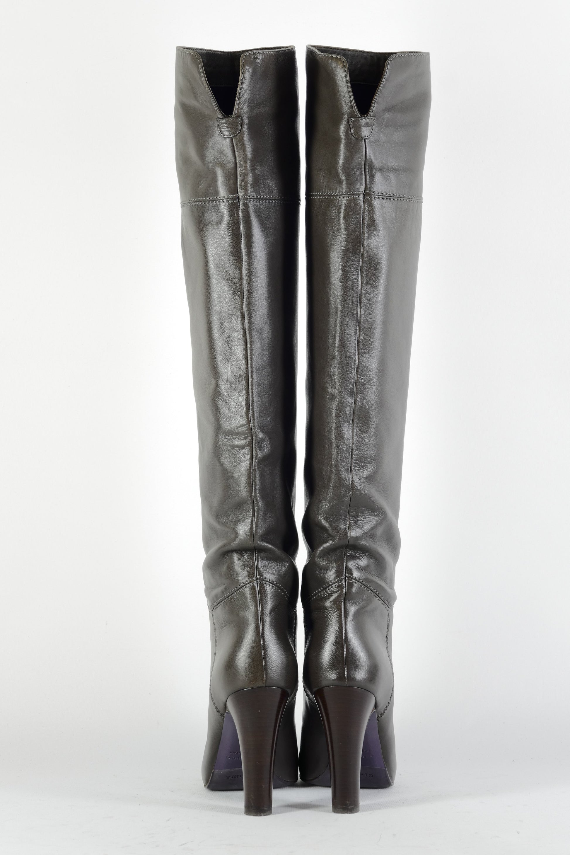 BUUTS L'Autre Chose Hohe Stiefel Leder anthrazit 224102-5