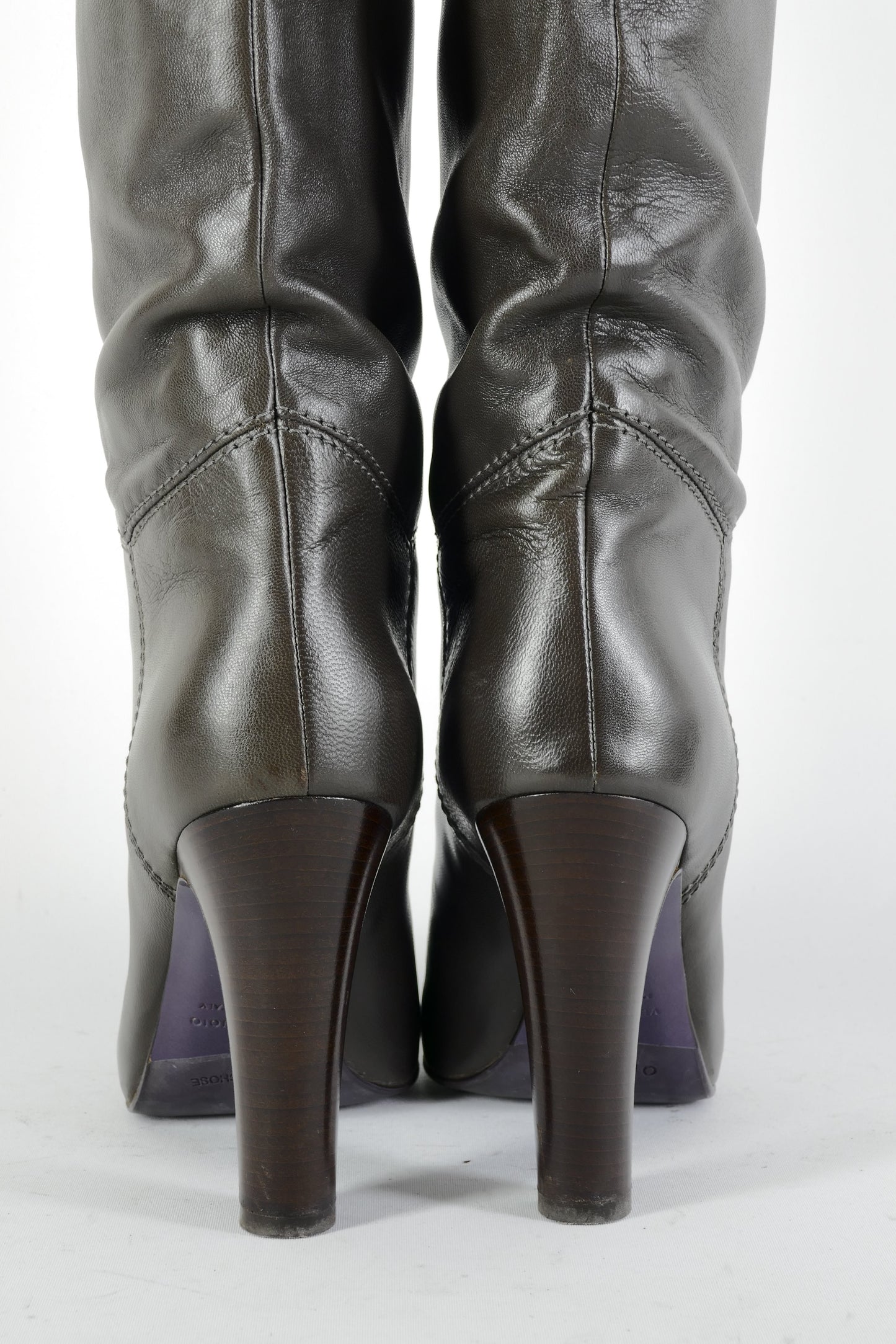 BUUTS L'Autre Chose Hohe Stiefel Leder anthrazit 224102-6