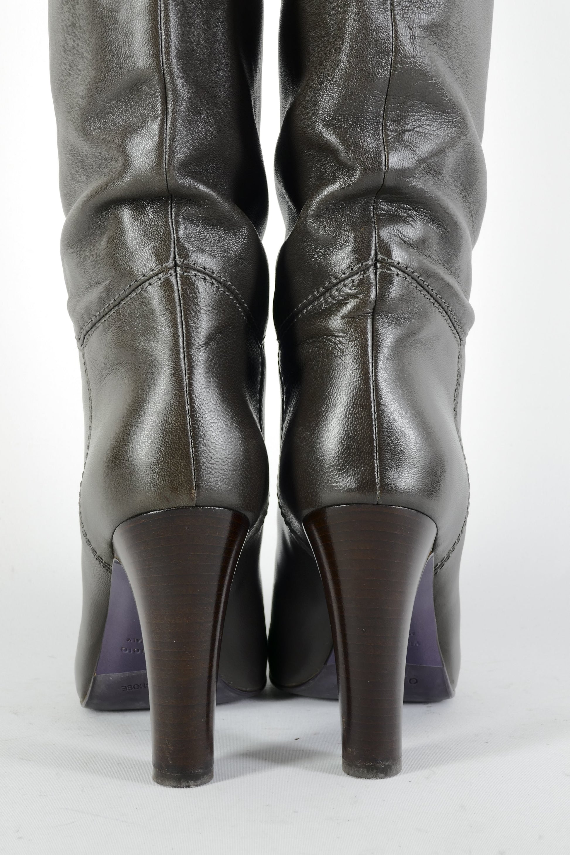 BUUTS L'Autre Chose Hohe Stiefel Leder anthrazit 224102-6