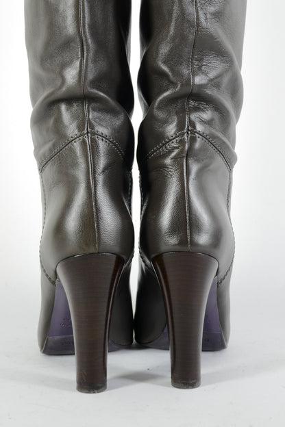 BUUTS L'Autre Chose Hohe Stiefel Leder anthrazit 224102-6