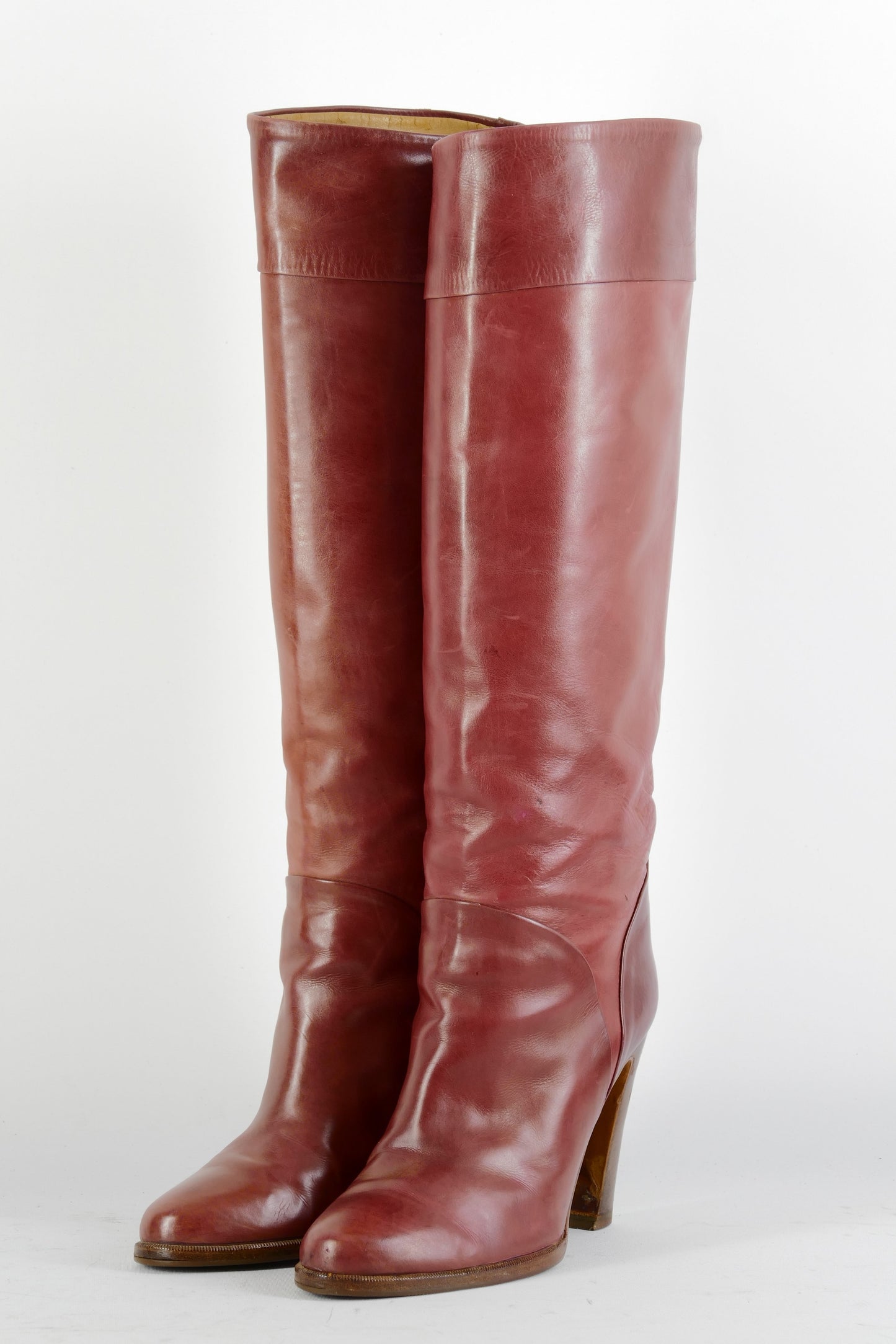 BUUTS Vintage Vintage-Stiefel Leder bordeaux 224103-2