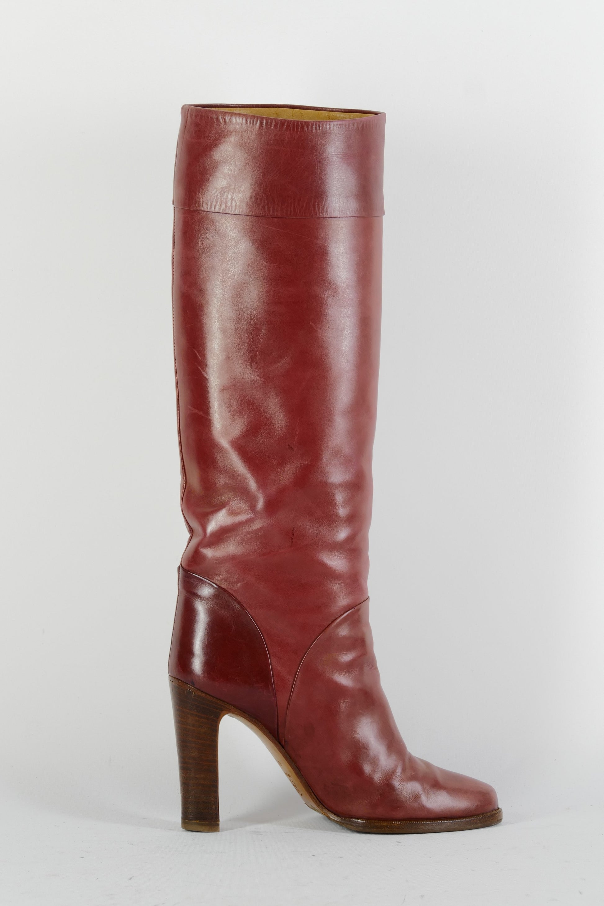 BUUTS Vintage Vintage-Stiefel Leder bordeaux 224103-3