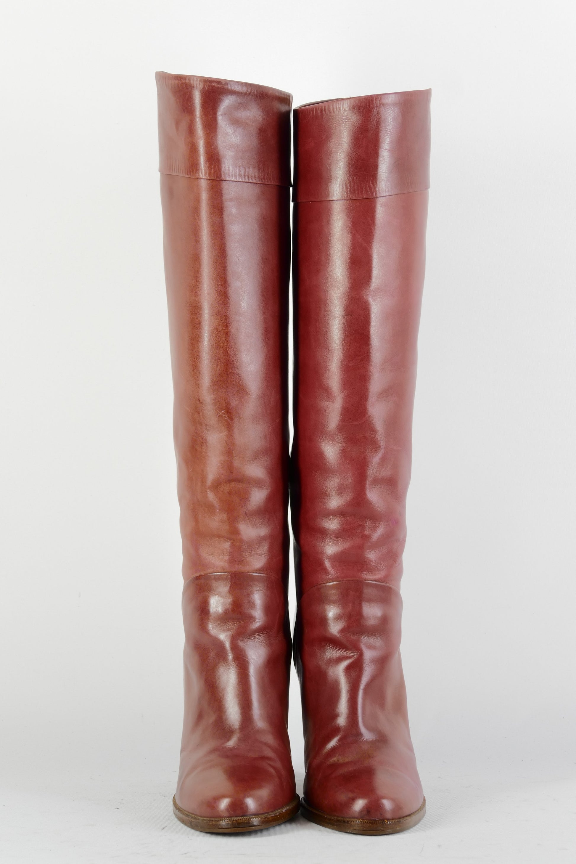 BUUTS Vintage Vintage-Stiefel Leder bordeaux 224103-4