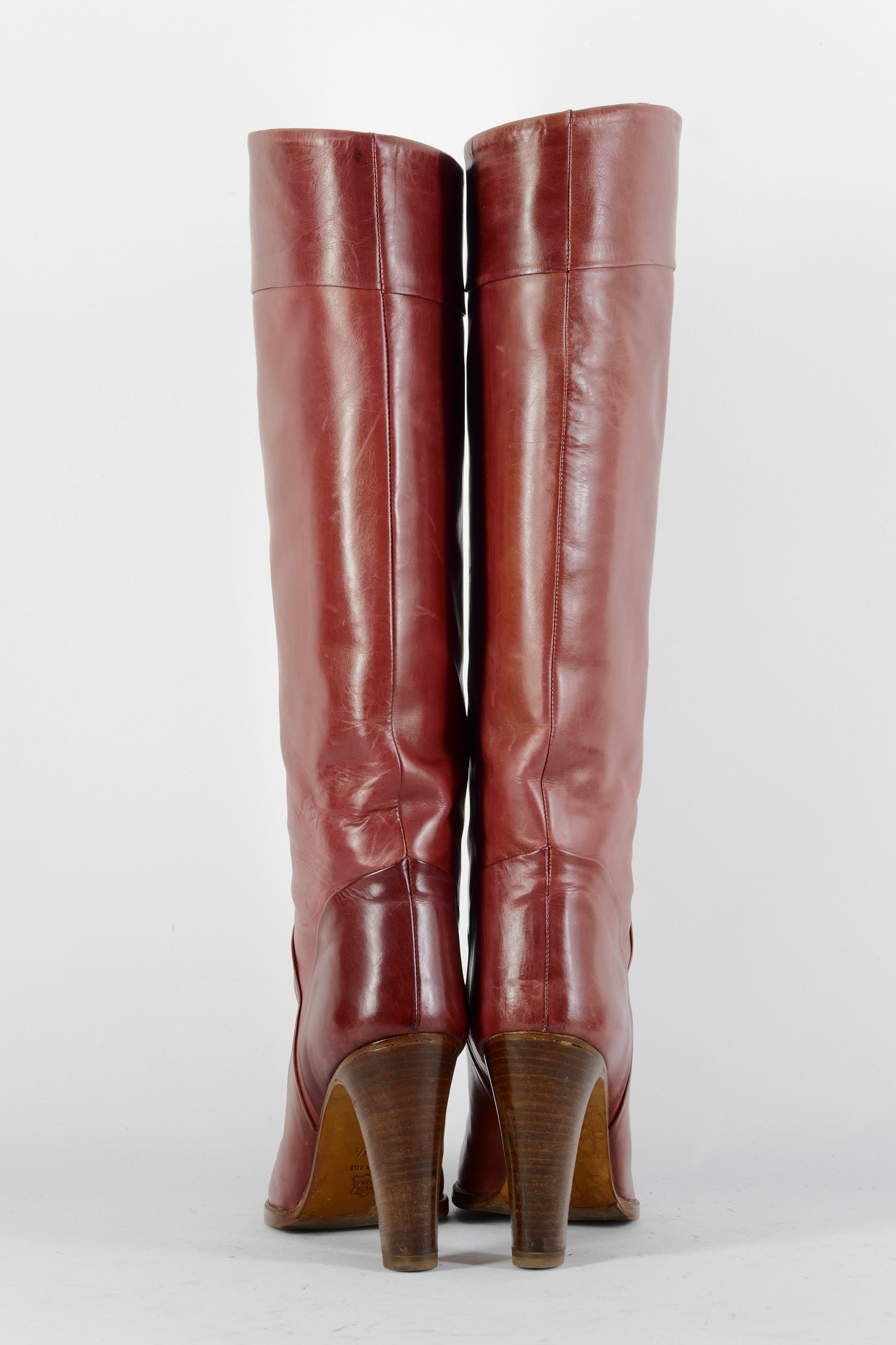 BUUTS Vintage Vintage-Stiefel Leder bordeaux 224103-5