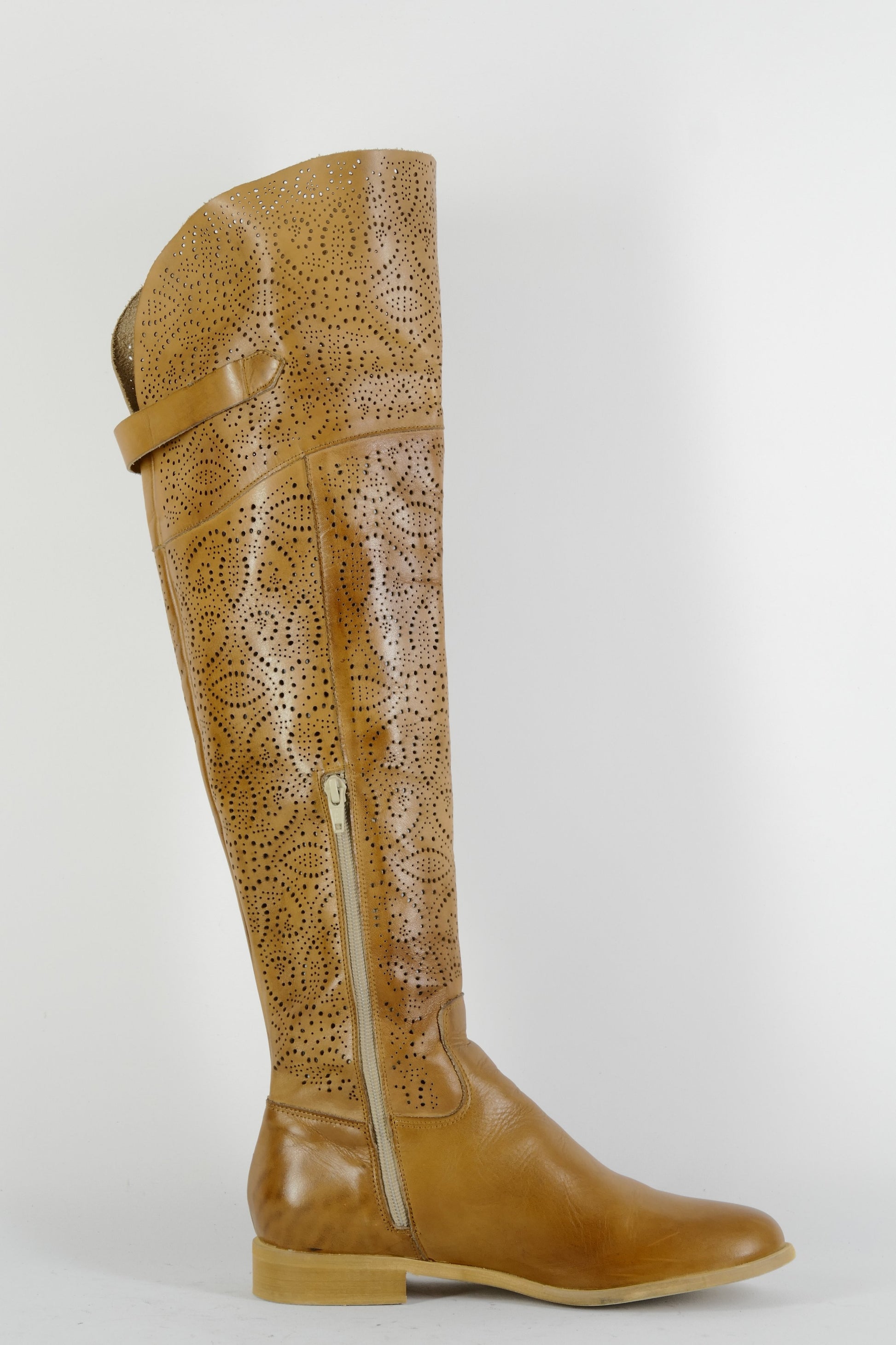 BUUTS De Caro Hohe Stiefel Leder cognac 224104-3