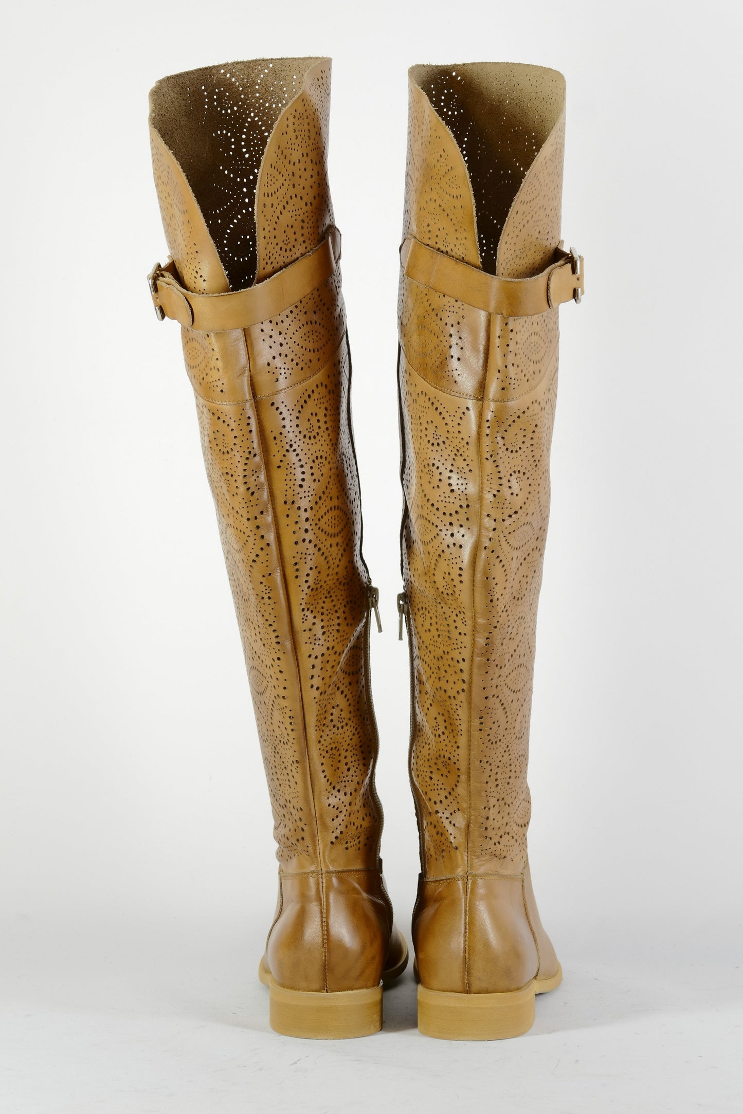 BUUTS De Caro Hohe Stiefel Leder cognac 224104-5