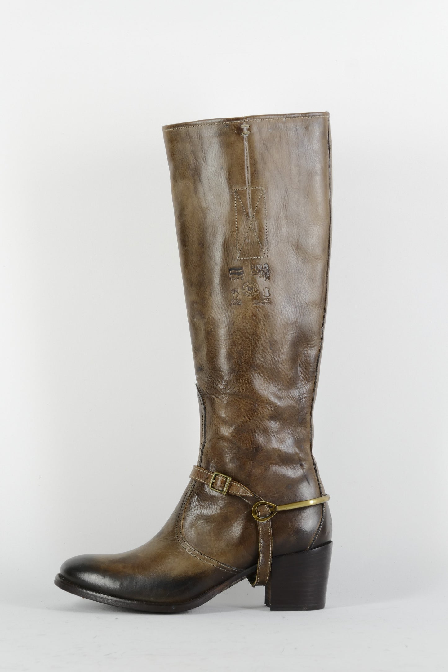 BUUTS La Martina Stiefel Leder braun 224106-1