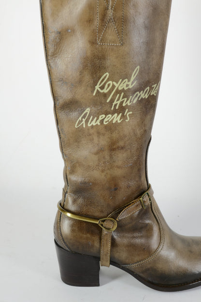 BUUTS La Martina Stiefel Leder braun 224106-10