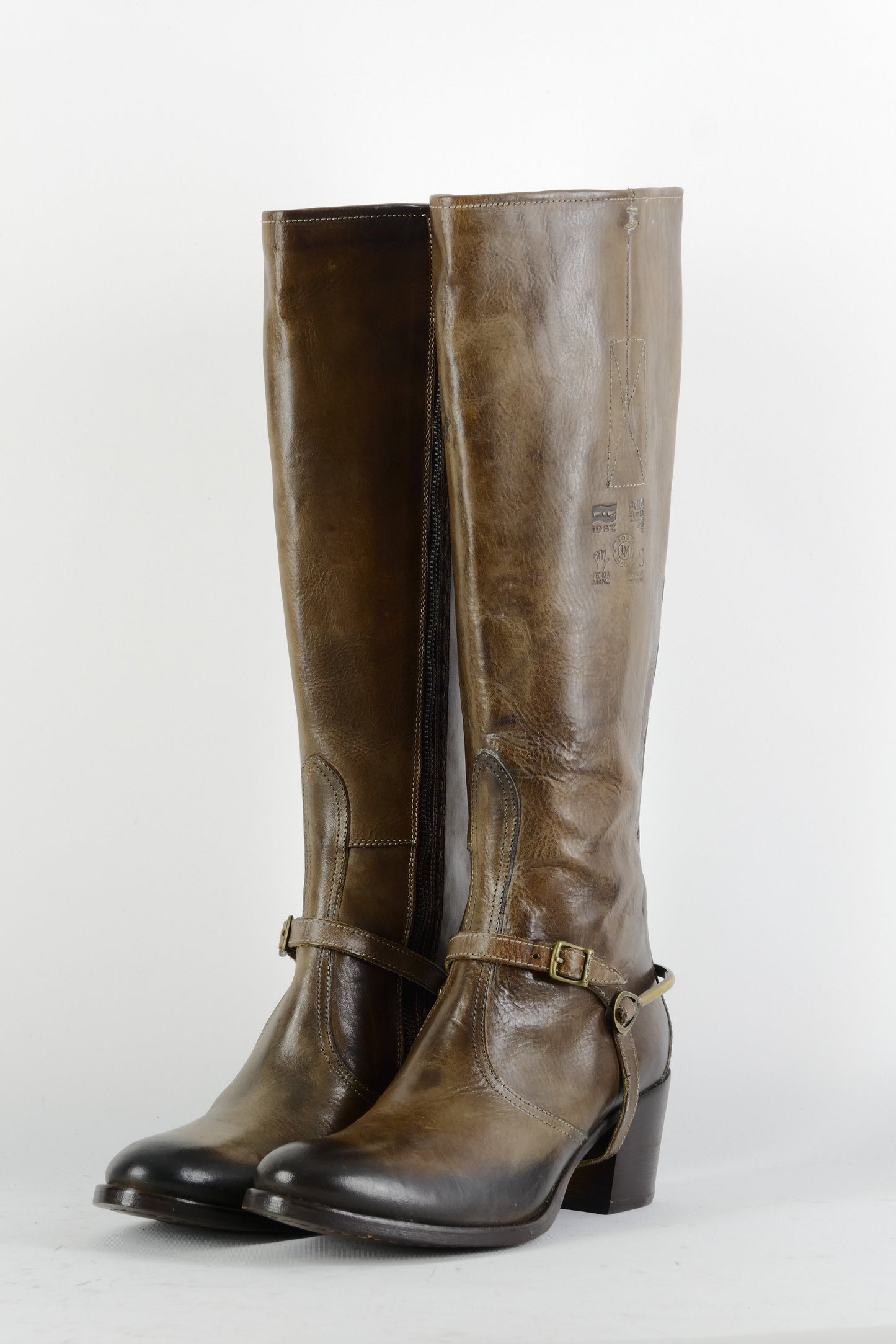 BUUTS La Martina Stiefel Leder braun 224106-2