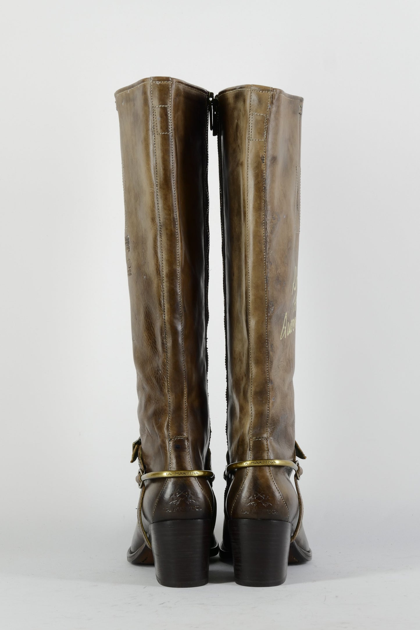 BUUTS La Martina Stiefel Leder braun 224106-5