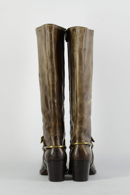 BUUTS La Martina Stiefel Leder braun 224106-5
