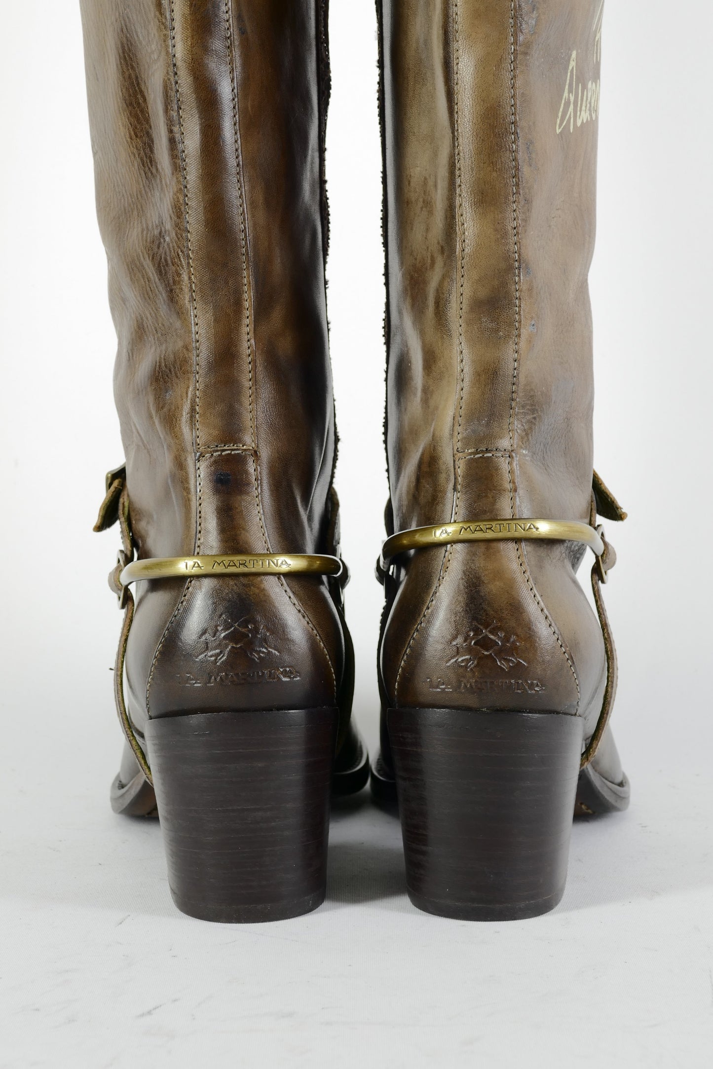 BUUTS La Martina Stiefel Leder braun 224106-6