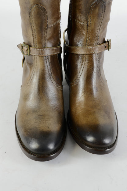 BUUTS La Martina Stiefel Leder braun 224106-7