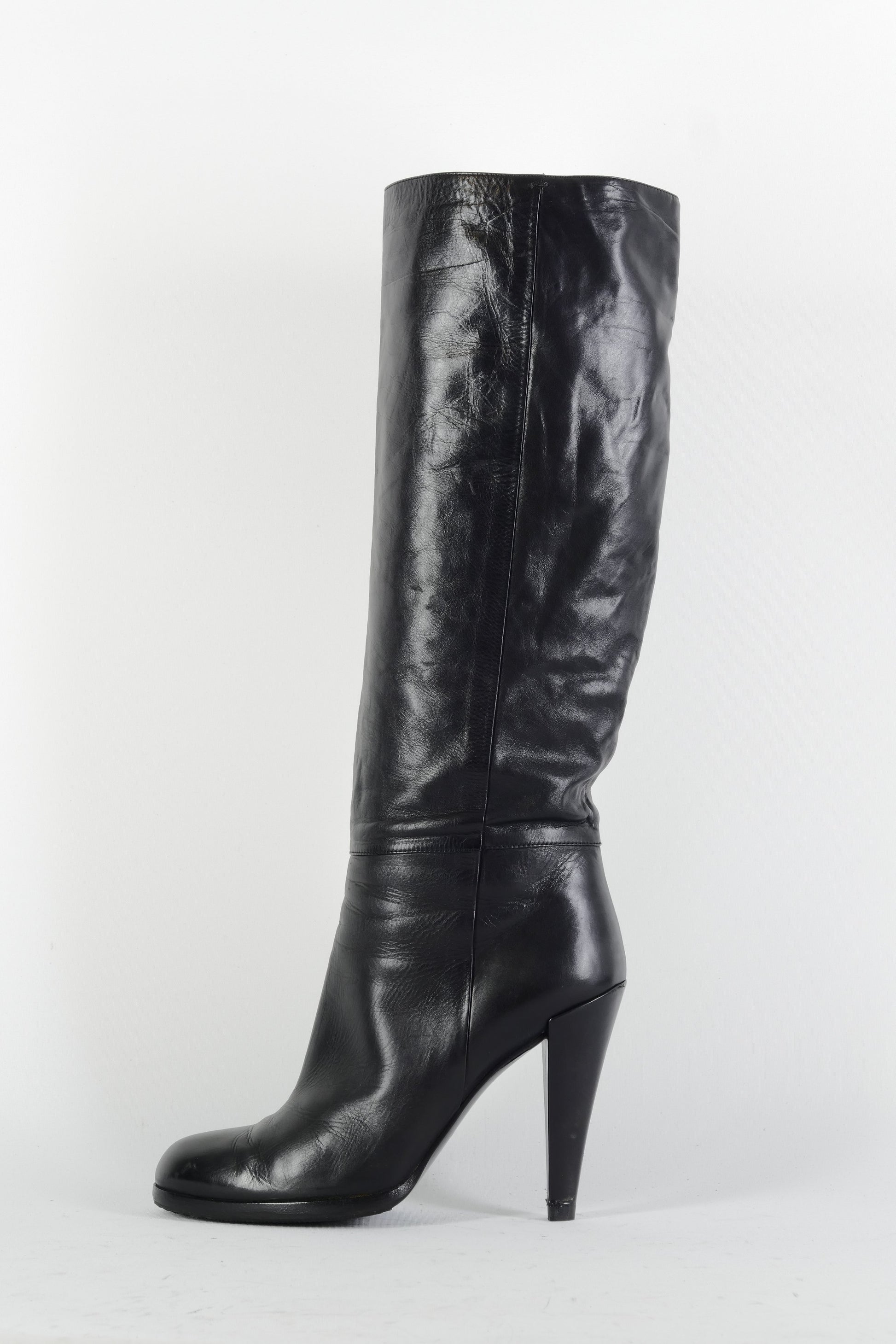BUUTS Gucci Stiefel Leder schwarz 224108-1