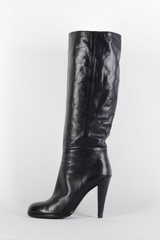 BUUTS Gucci Stiefel Leder schwarz 224108-1