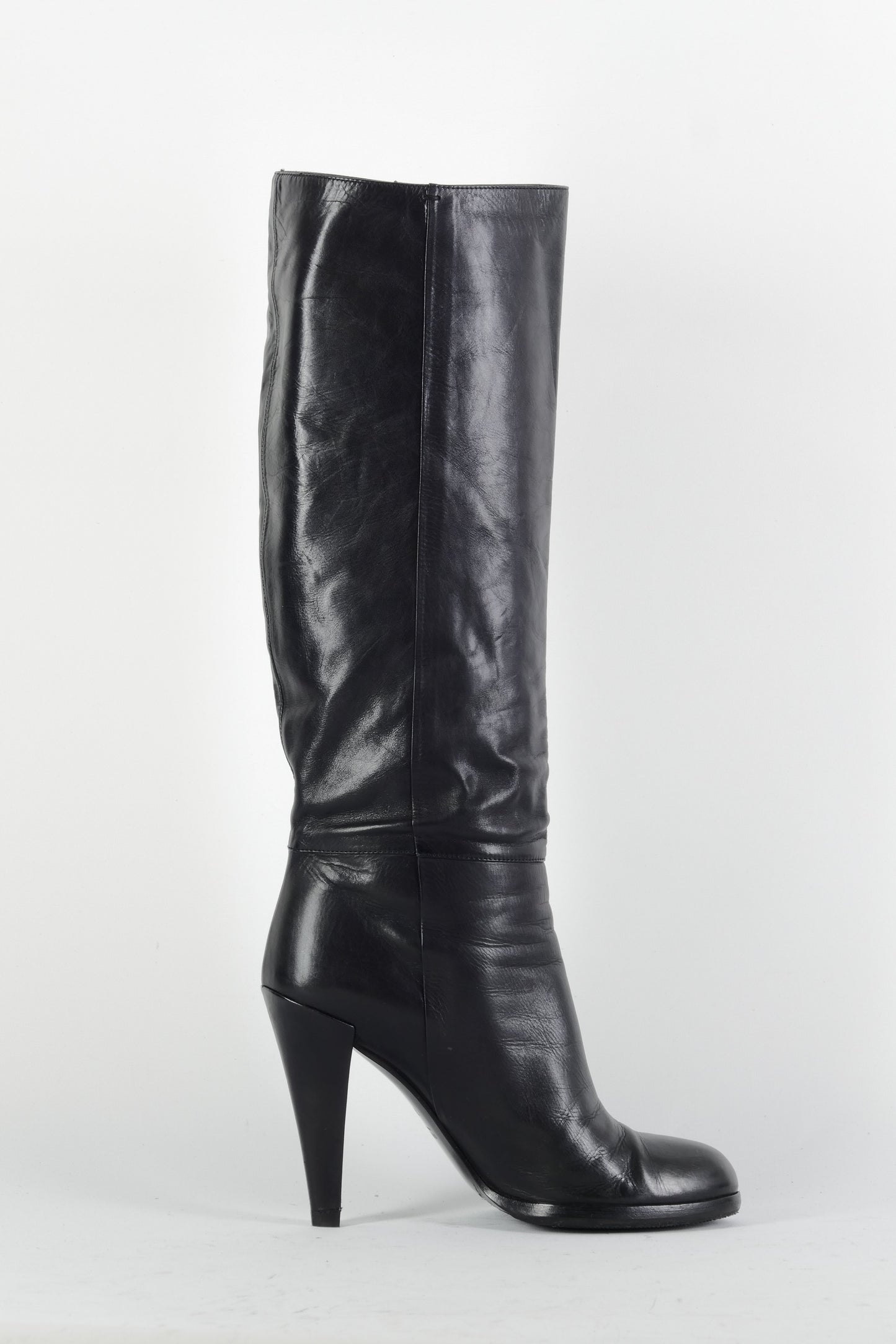 BUUTS Gucci Stiefel Leder schwarz 224108-3