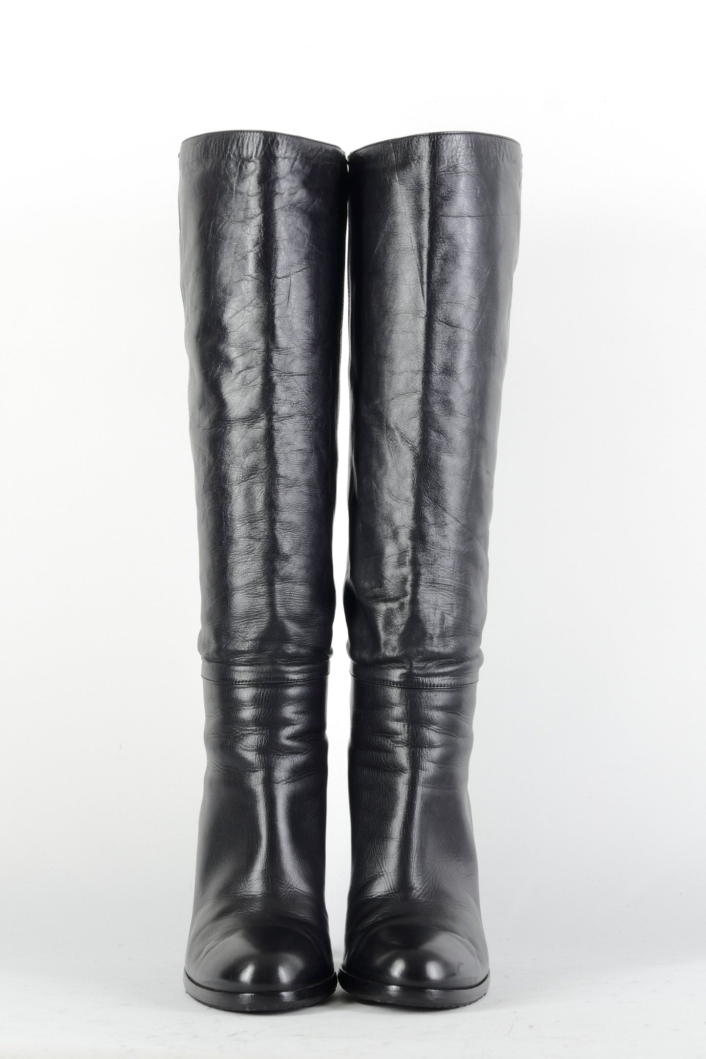 BUUTS Gucci Stiefel Leder schwarz 224108-4