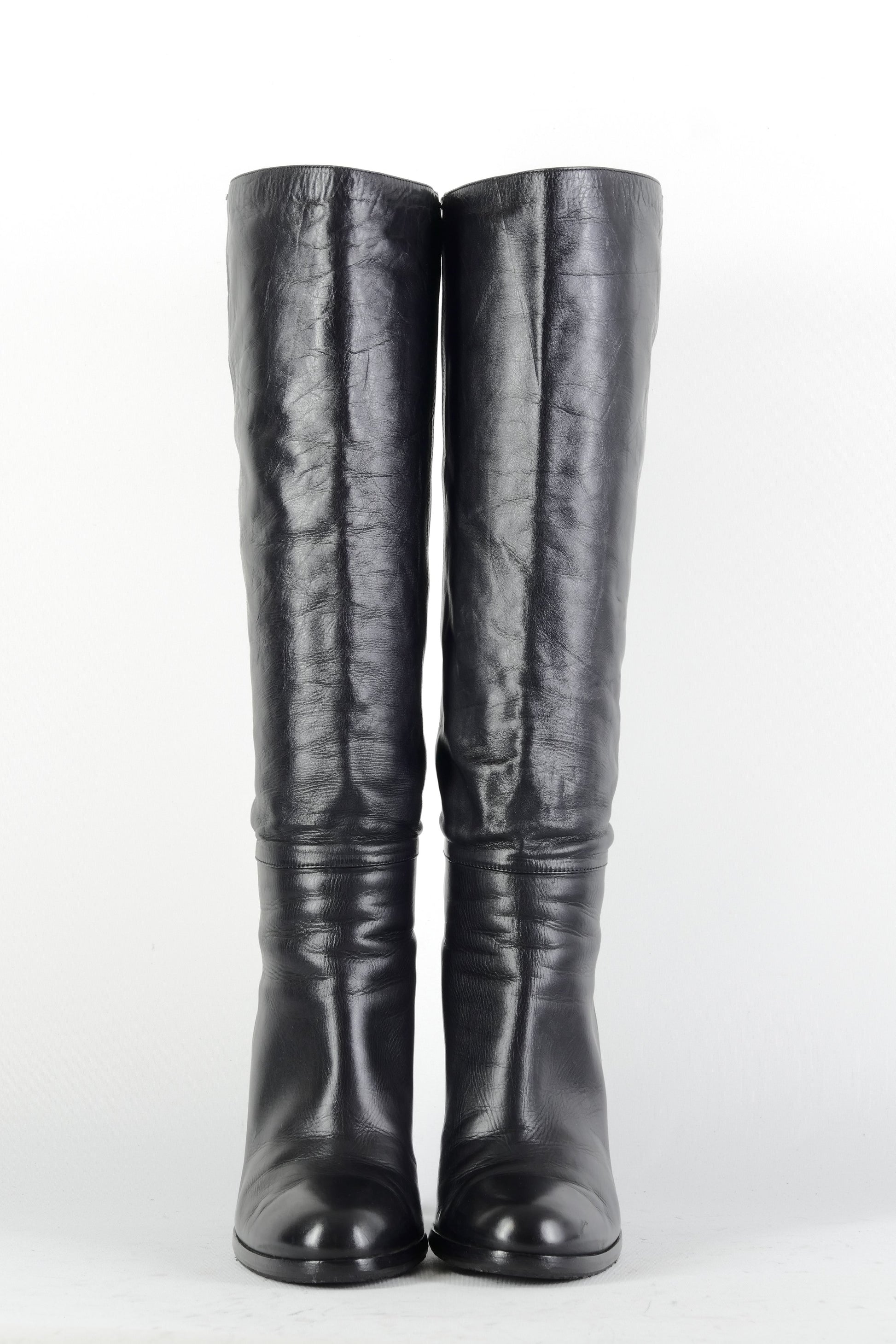 BUUTS Gucci Stiefel Leder schwarz 224108-4