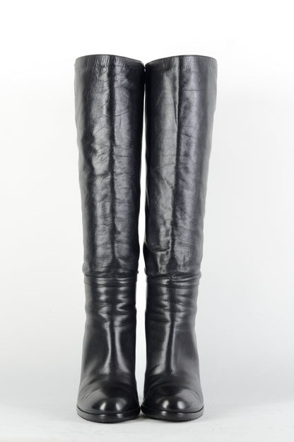 BUUTS Gucci Stiefel Leder schwarz 224108-4