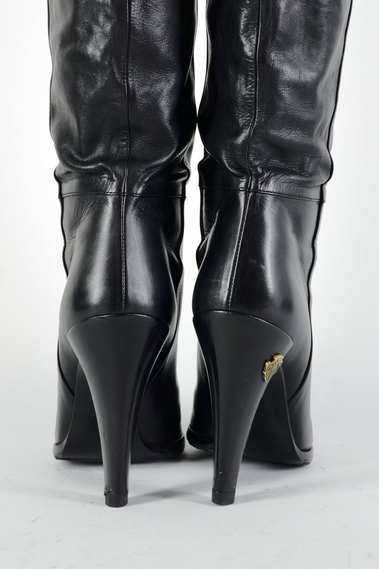 BUUTS Gucci Stiefel Leder schwarz 224108-6