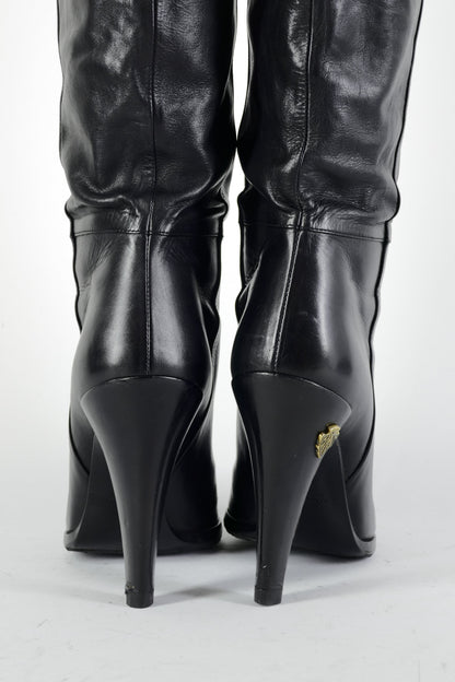BUUTS Gucci Stiefel Leder schwarz 224108-6