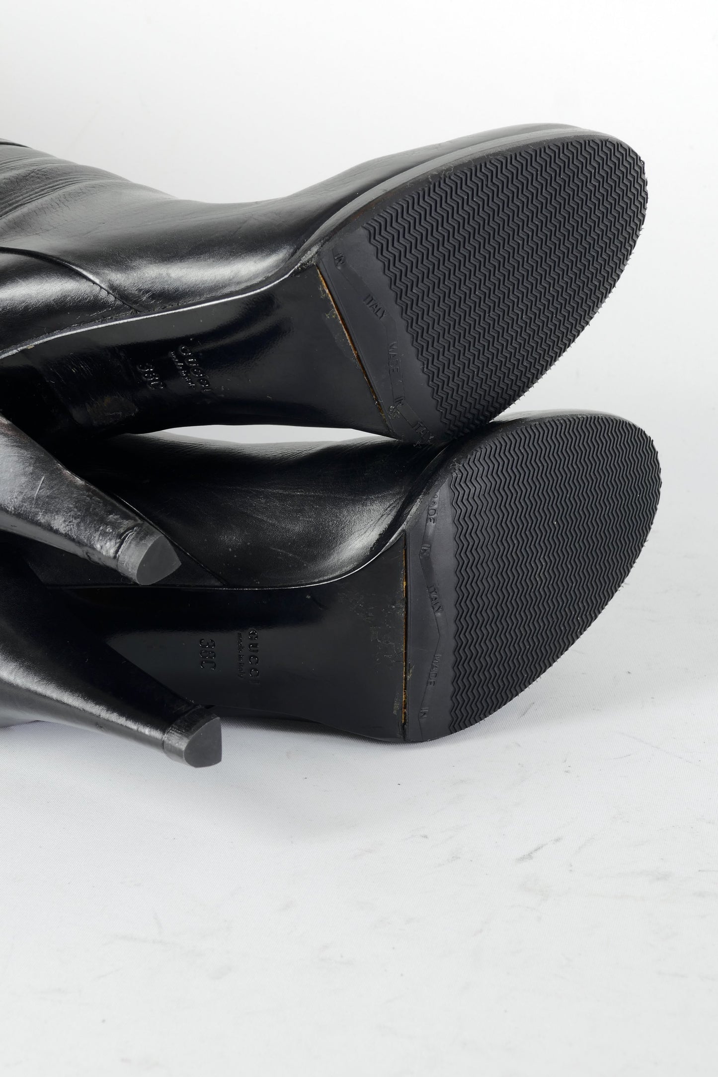 BUUTS Gucci Stiefel Leder schwarz 224108-8