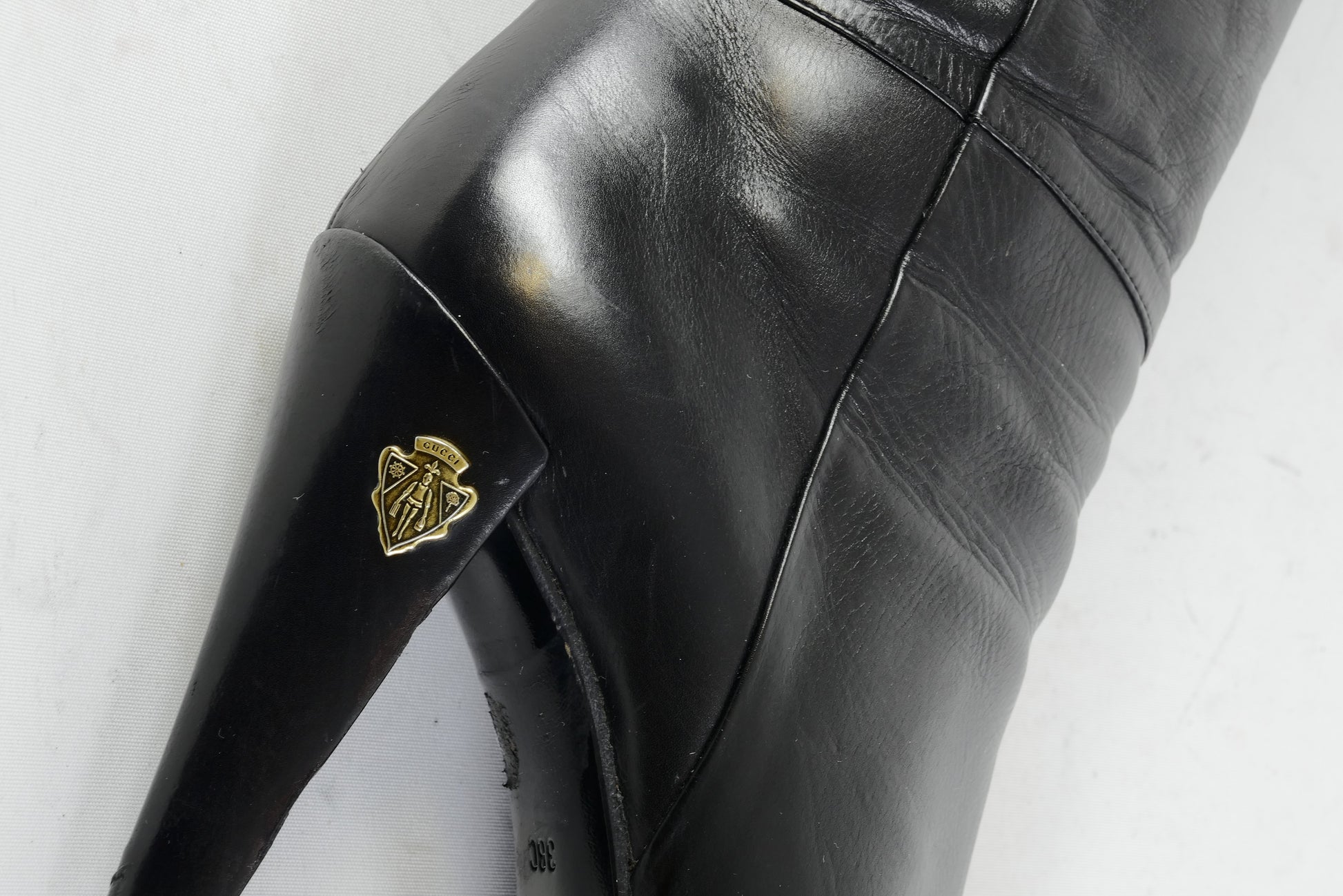 BUUTS Gucci Stiefel Leder schwarz 224108-9