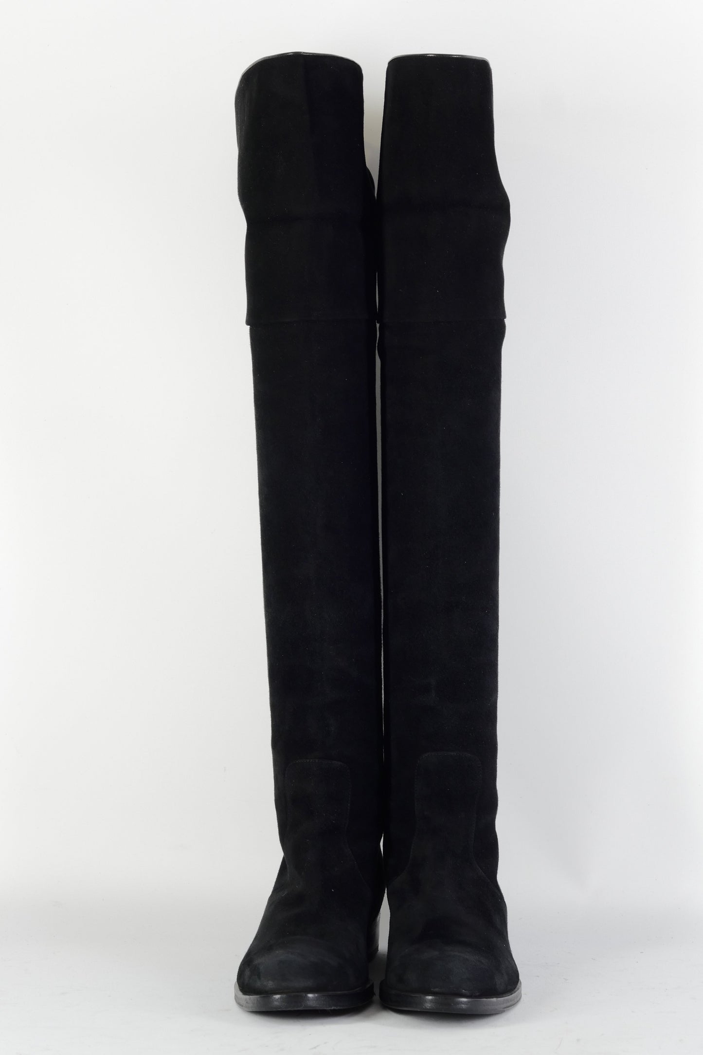BUUTS Gianvito Rossi Overknees Wildleder schwarz 224109-4